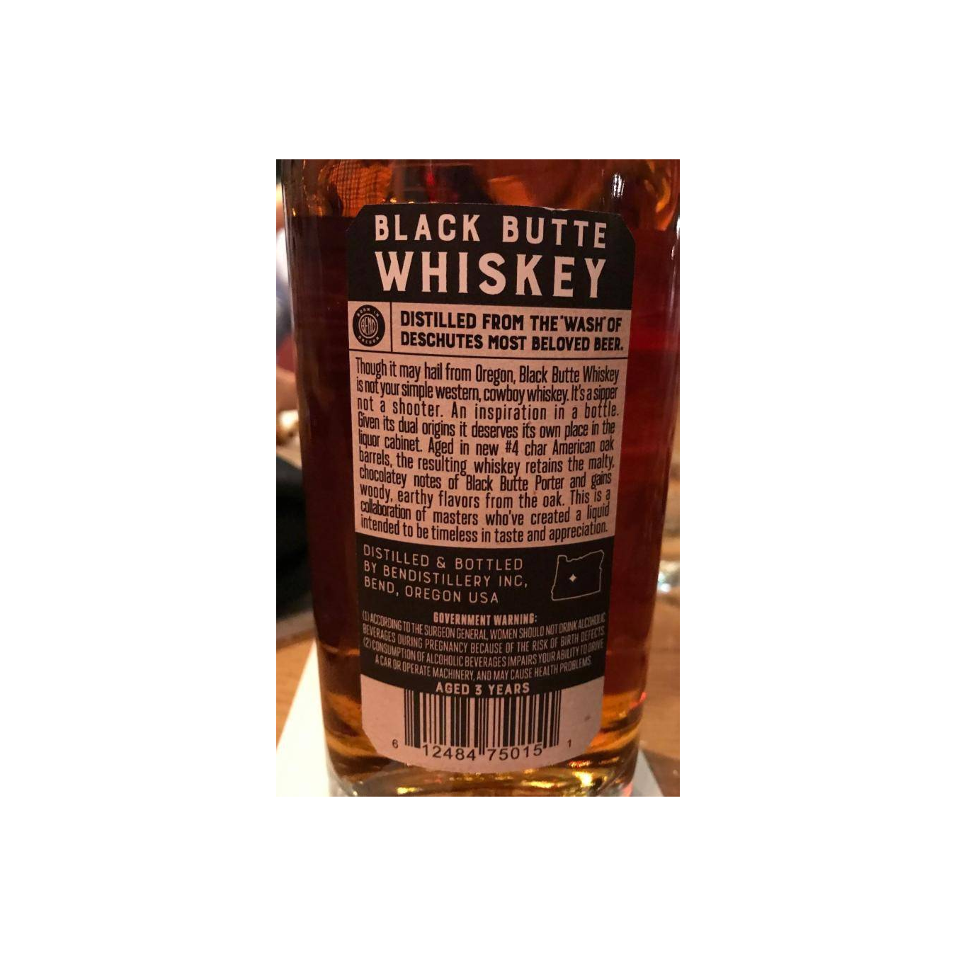 Black Butte Whiskey 03-year-old