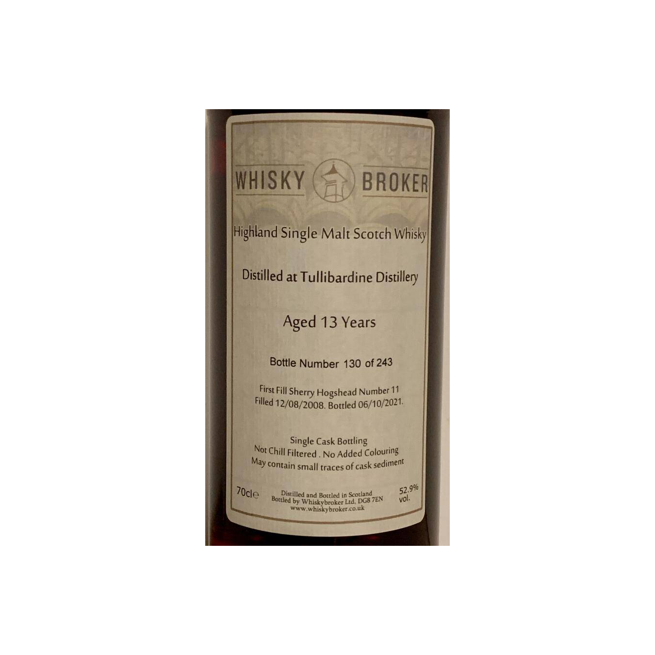 Tullibardine 2008 13 Years Single Malt Whisky 3