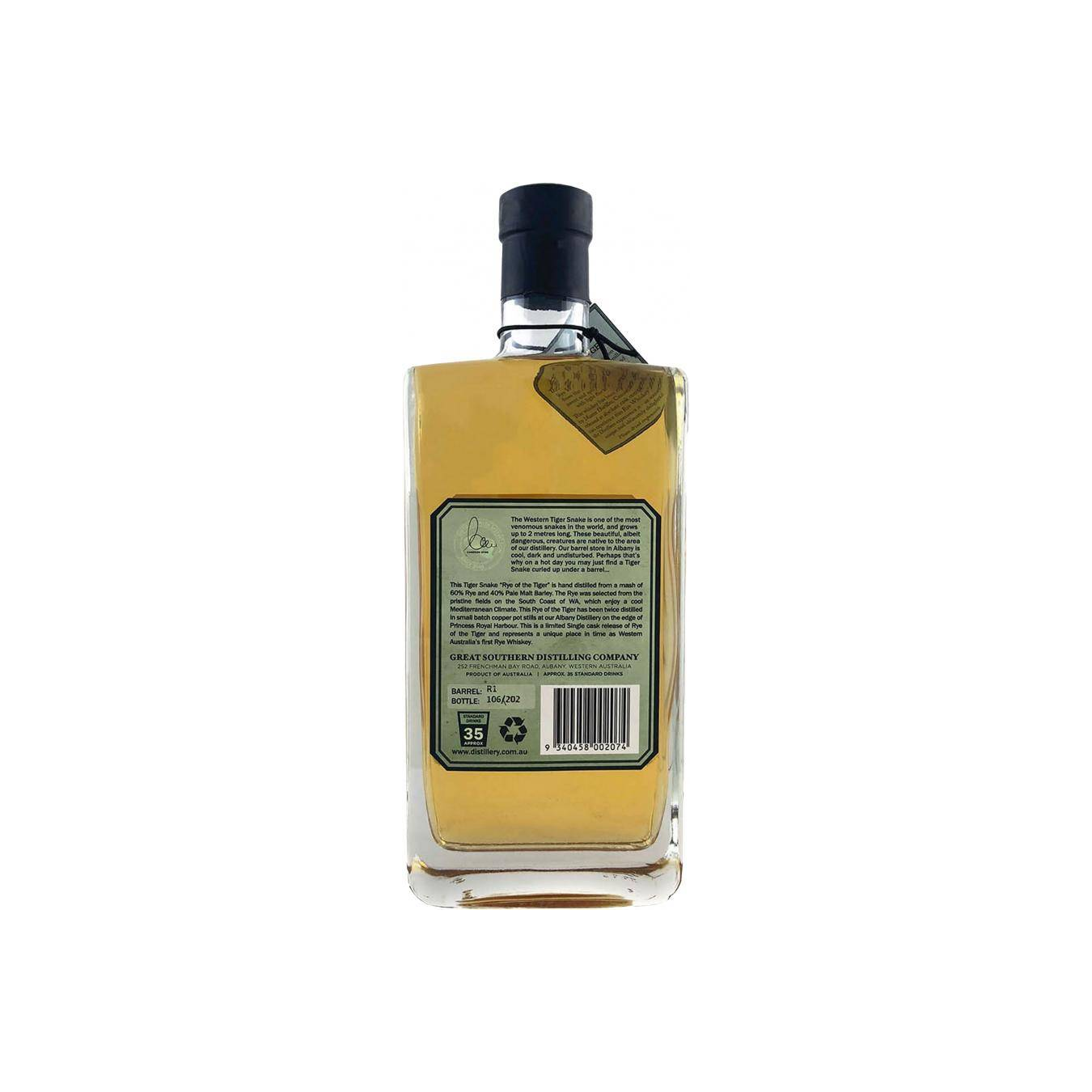 Tiger Snake Rye Of The Tiger - Cask Strength 2