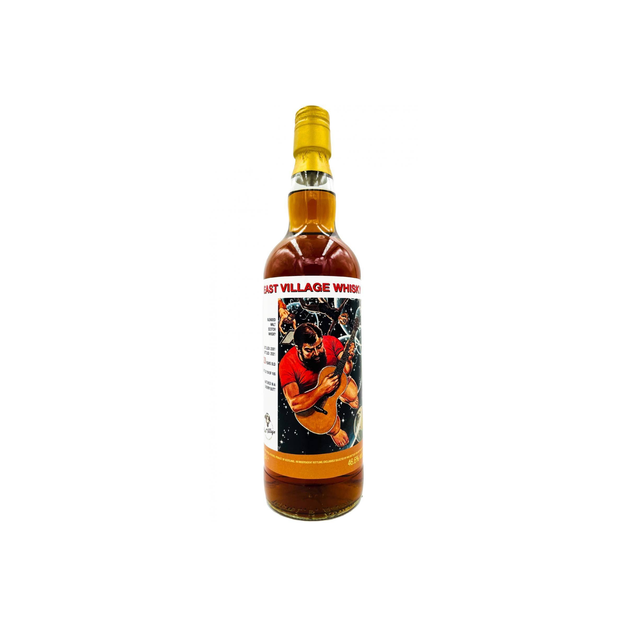 East Village Whisky Company 2001 20 Years Blended Malt Whisky