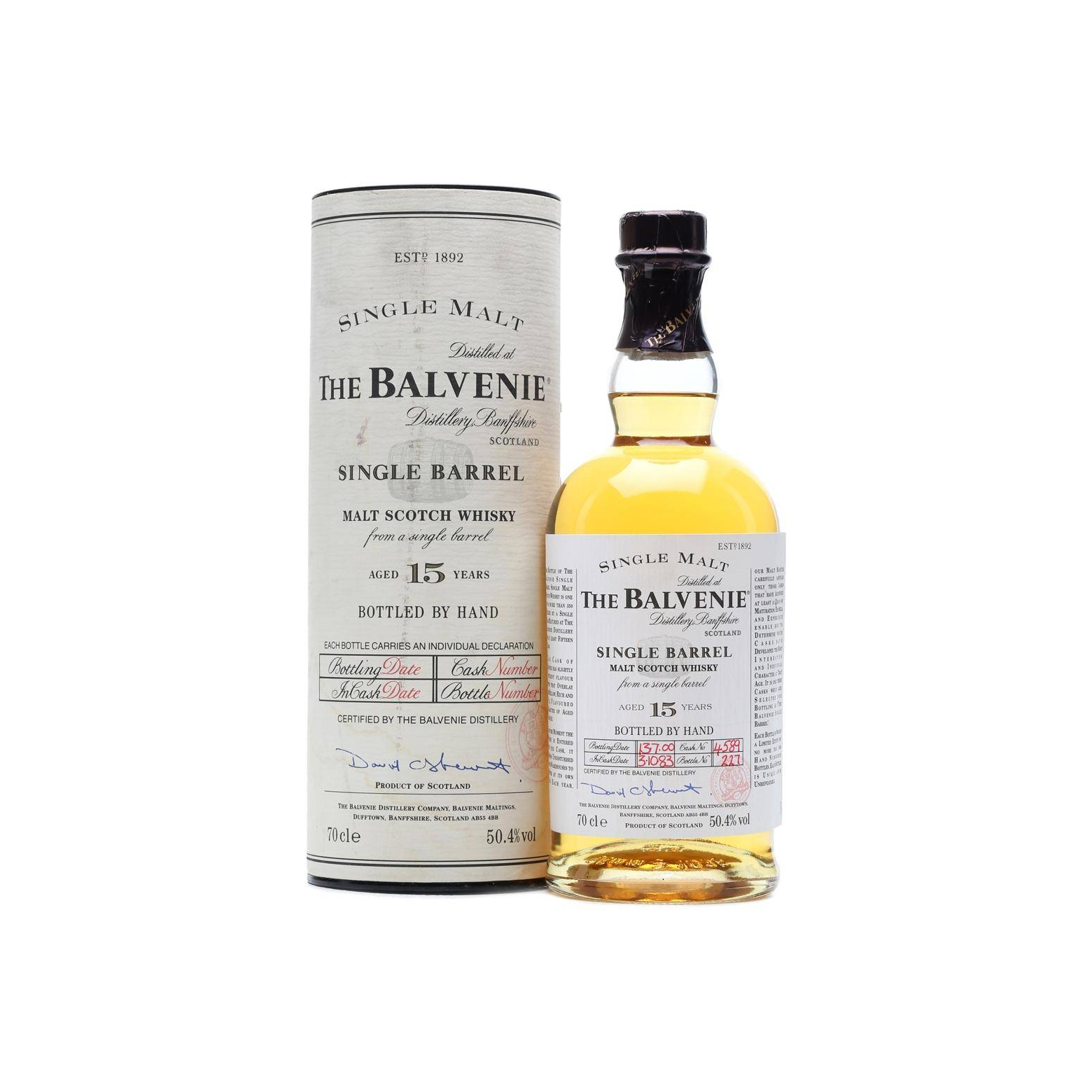 The Balvenie Single Cask 1983 15 Years Single Malt Whisky
