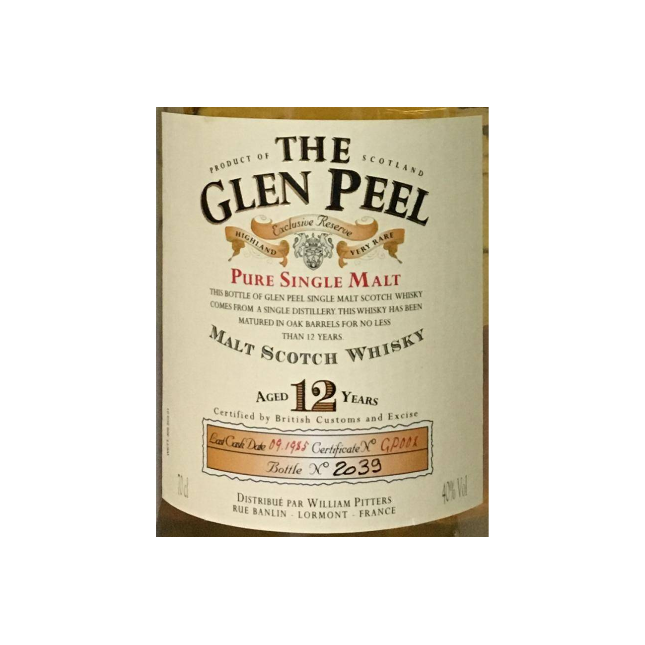 The Glen Peel 1985 2