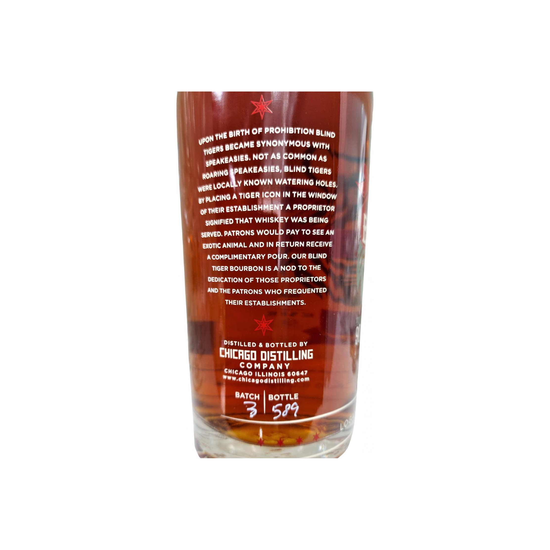 Blind Tiger Bourbon Whiskey 2