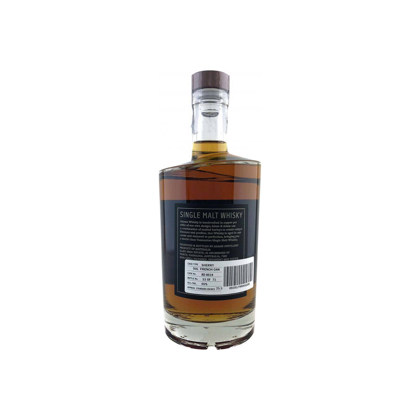 Adams Tasmanian Single Malt Whisky 2
