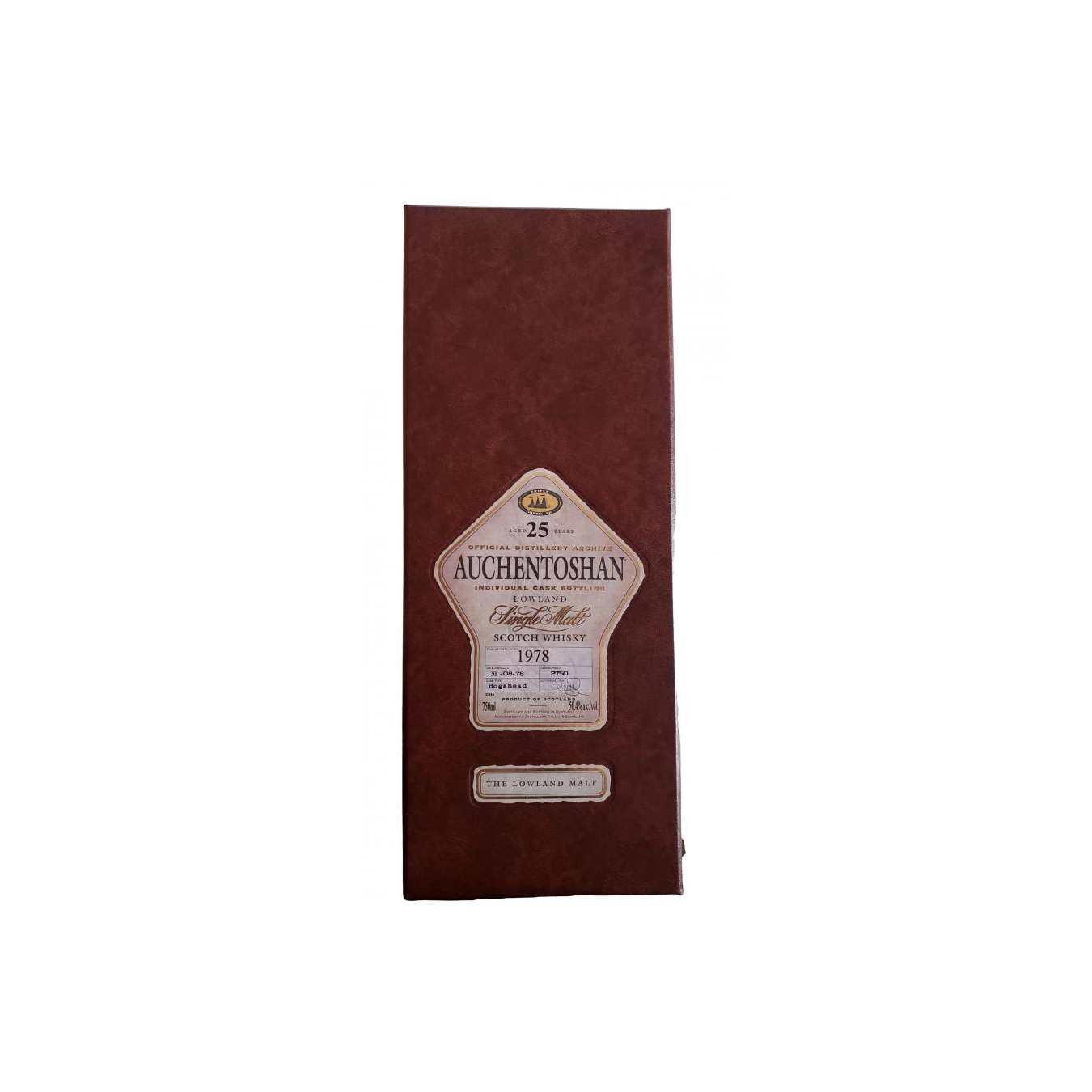 Auchentoshan Individual Cask Bottling 1978 25 Years Single Malt Whisky 3