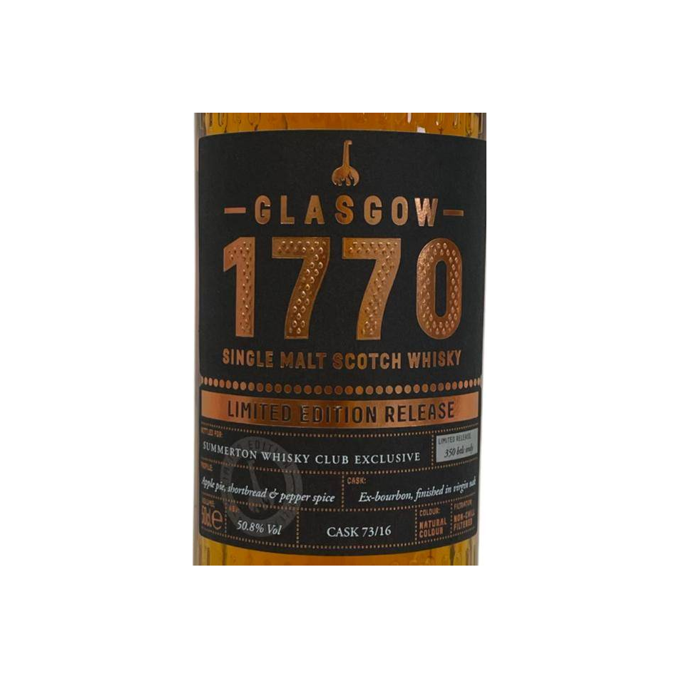 1770 2016 - Glasgow Single Malt 2
