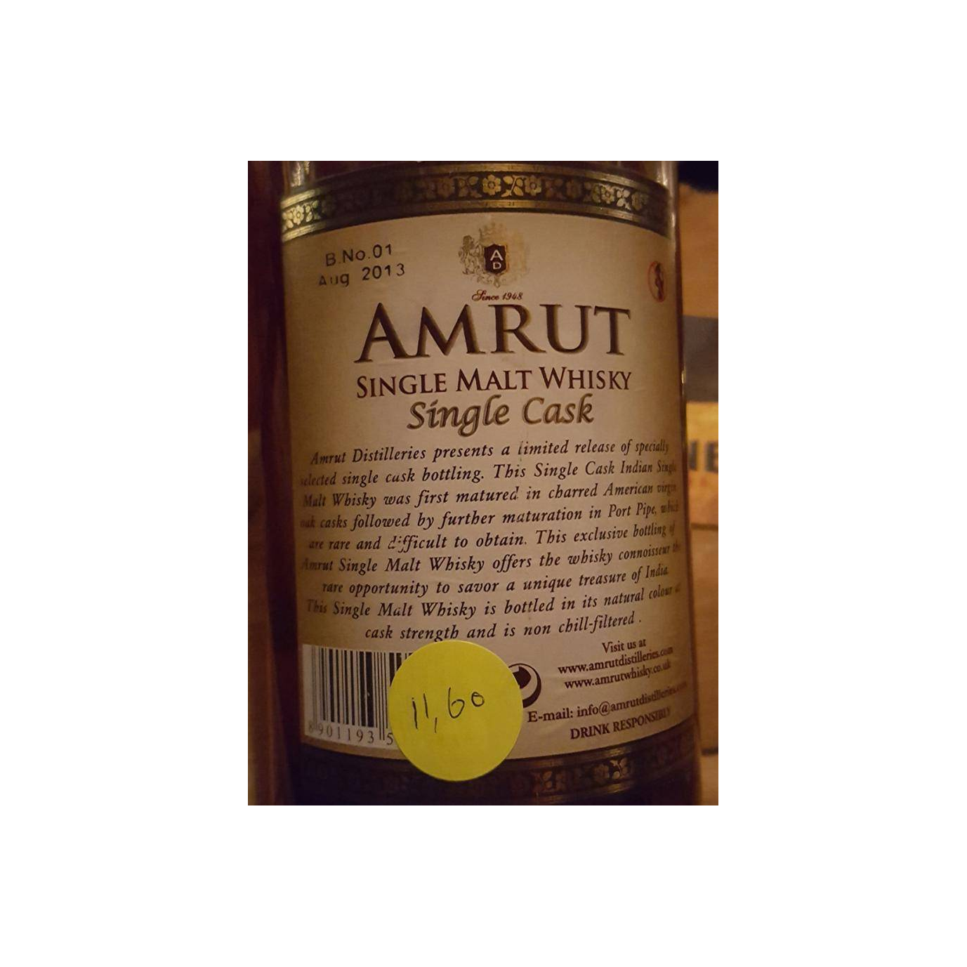 Amrut Single Malt Whisky