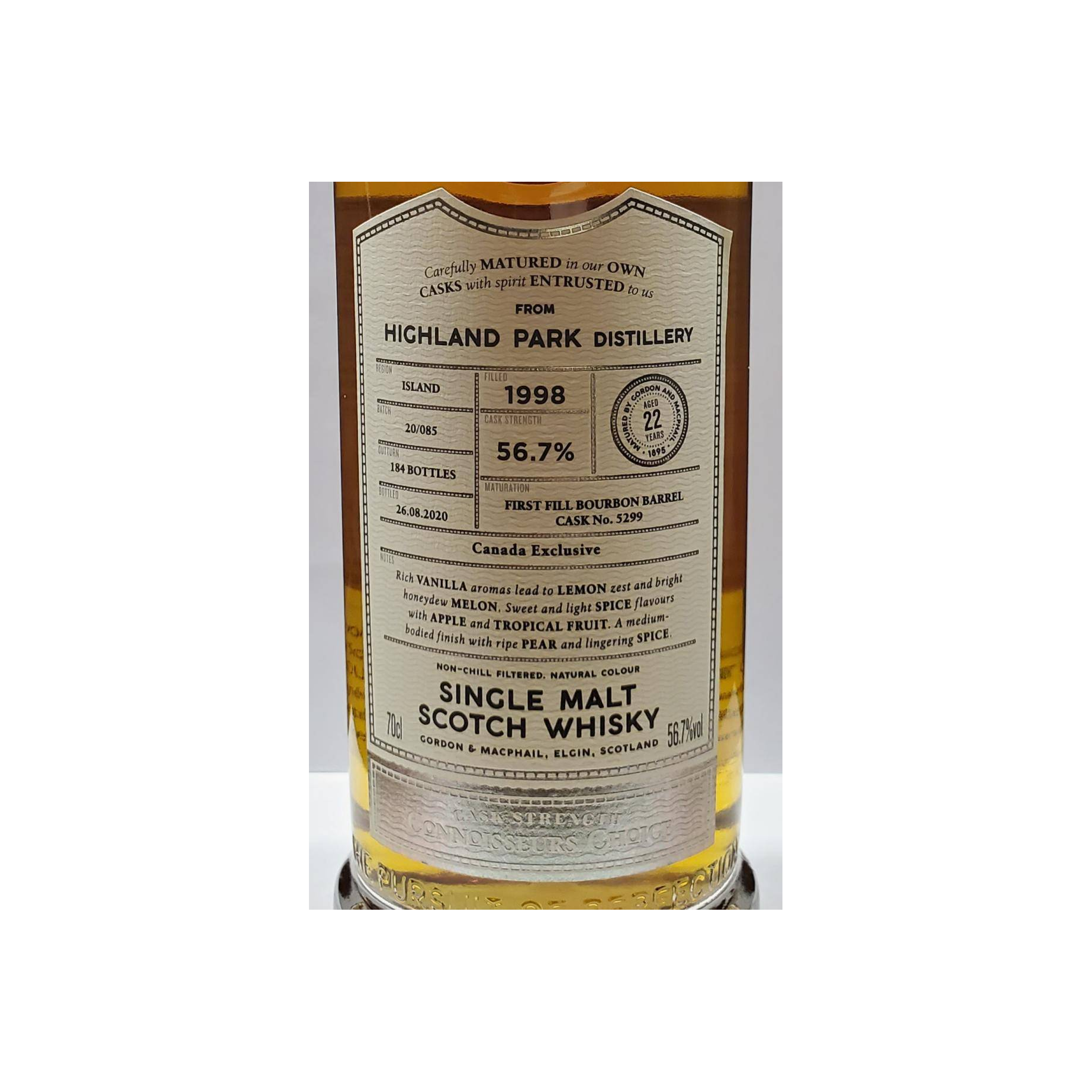 Highland Park Connoisseurs Choice - Cask Strength 1998 22 Years Single Malt Whisky 2