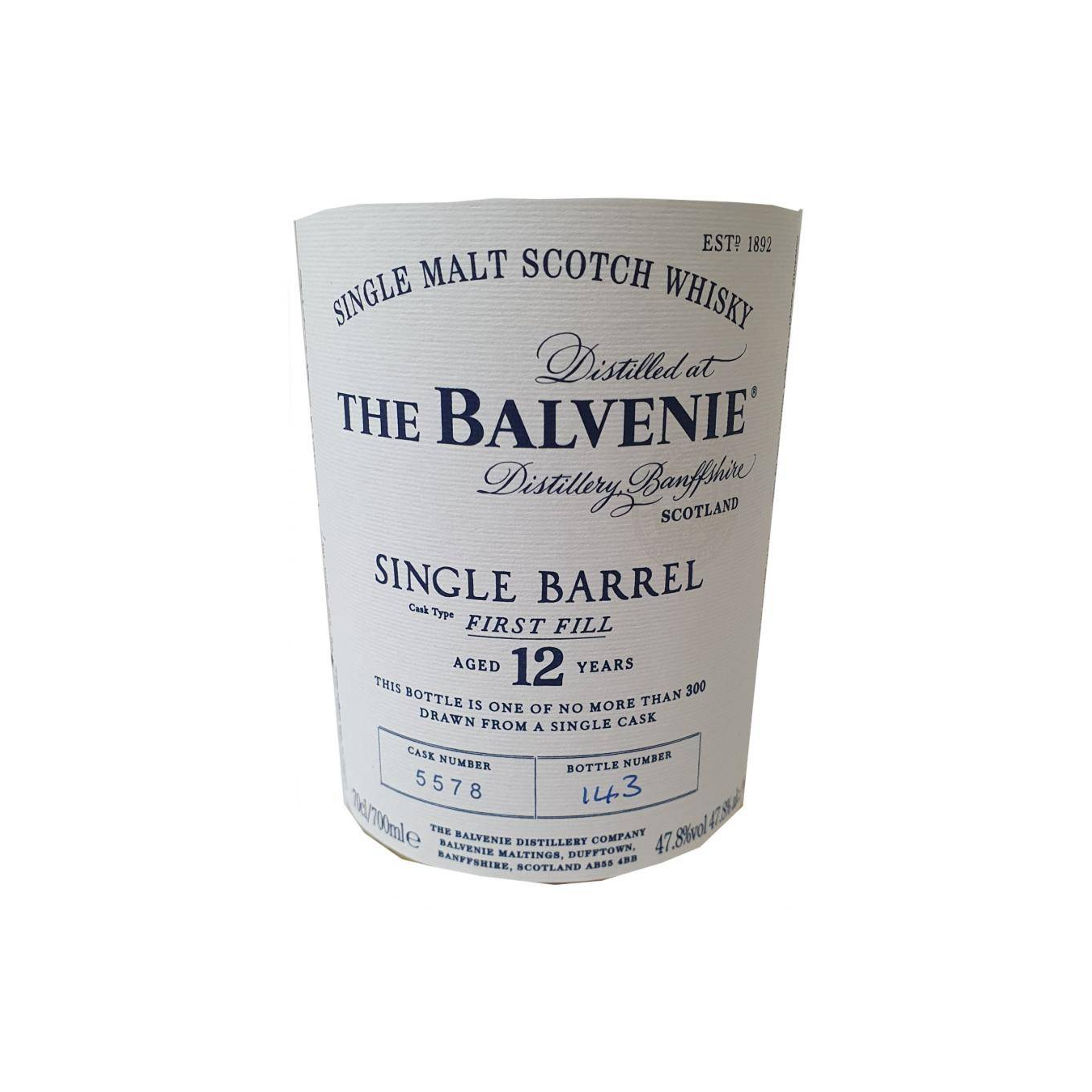 The Balvenie Single Cask 12 Years Single Malt Whisky 2