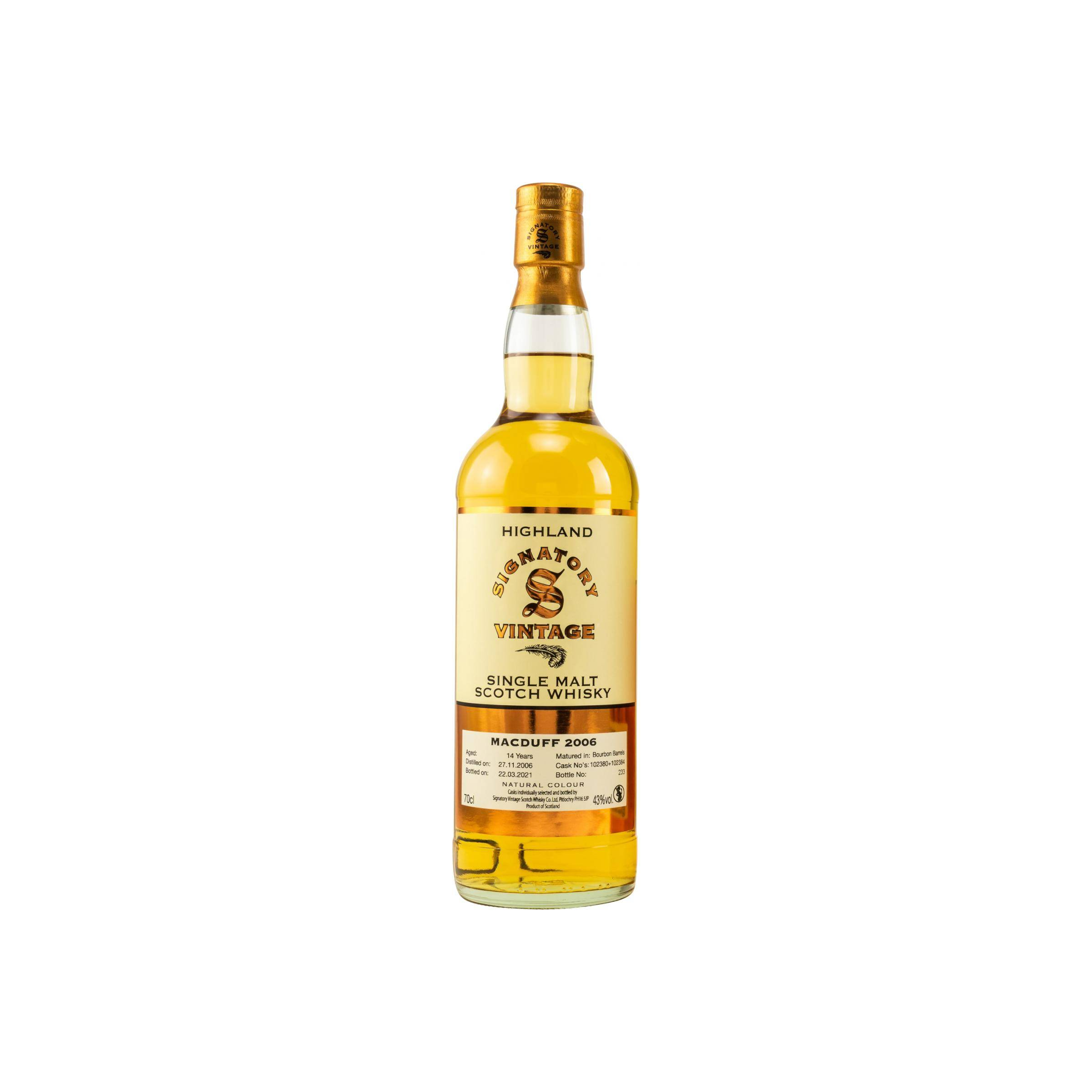 Macduff Vintage Collection 2006 14 Years Single Malt Whisky