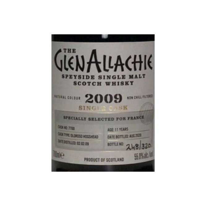 The GlenAllachie Single Cask 2009 11 Years Single Malt Whisky 3