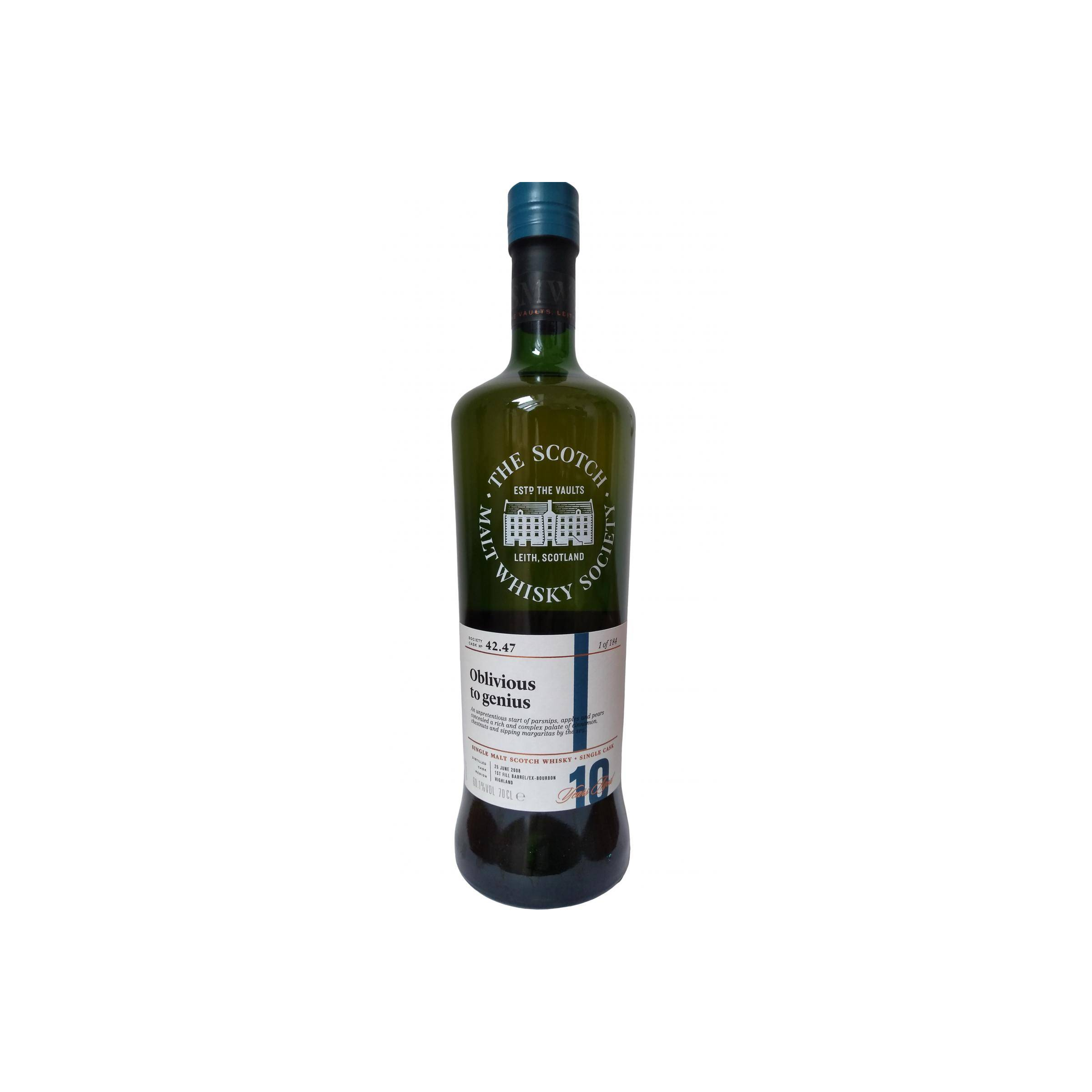 The Scotch Malt Whisky Society 2008 10 Years Single Malt Whisky
