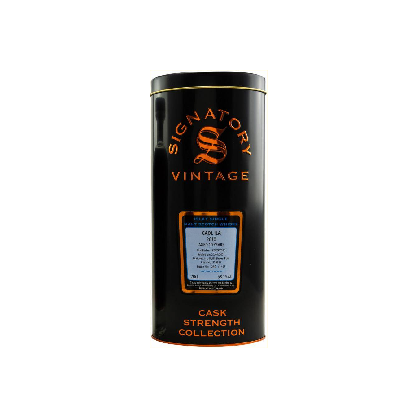 Caol Ila Cask Strength Collection 2010 10 Years Single Malt Whisky 2