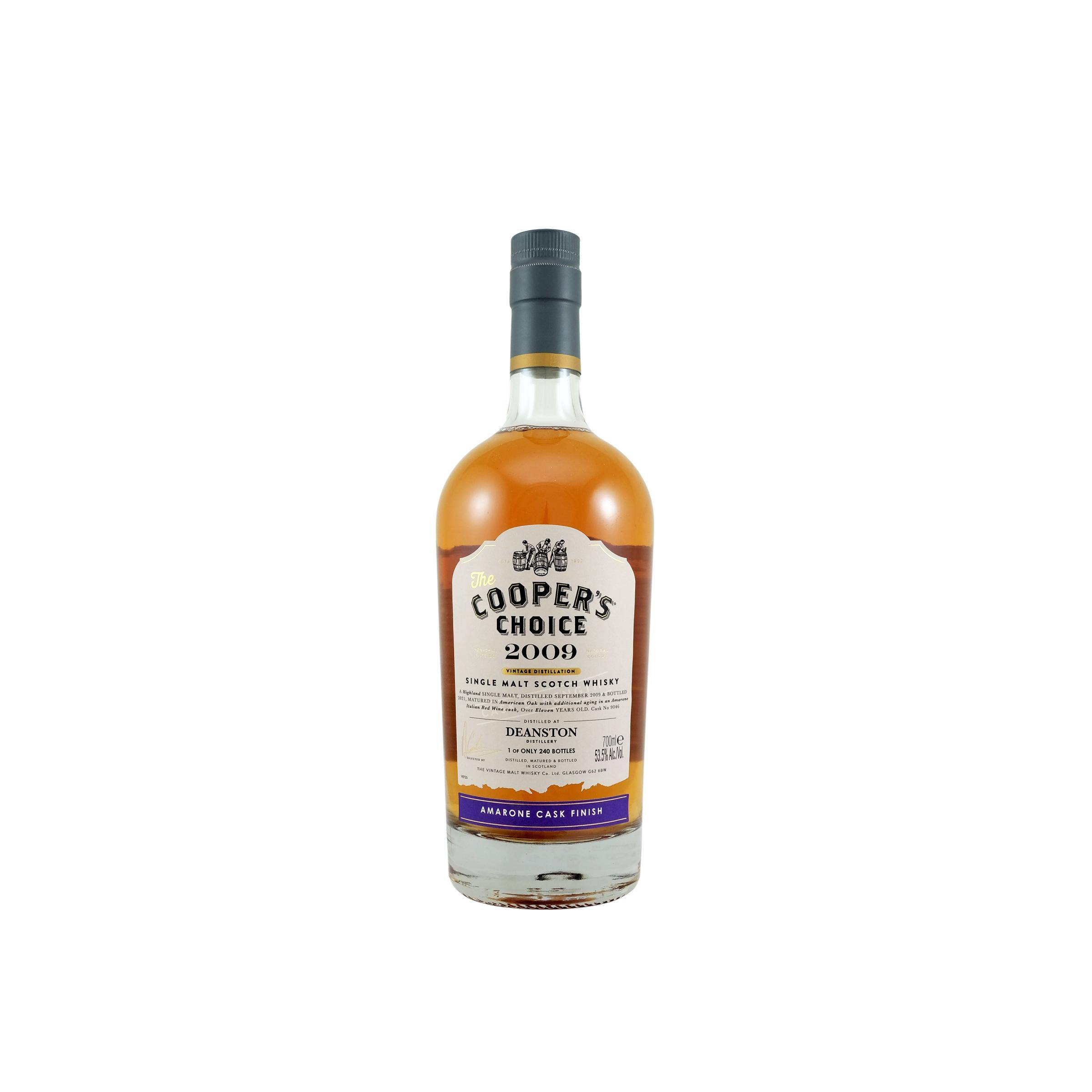 Deanston The Cooper's Choice 2009 11 Years Single Malt Whisky