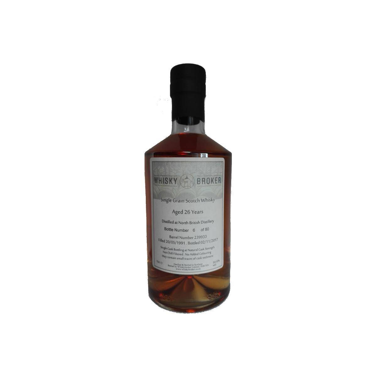 North British 1991 26 Years Single Grain Whisky 2