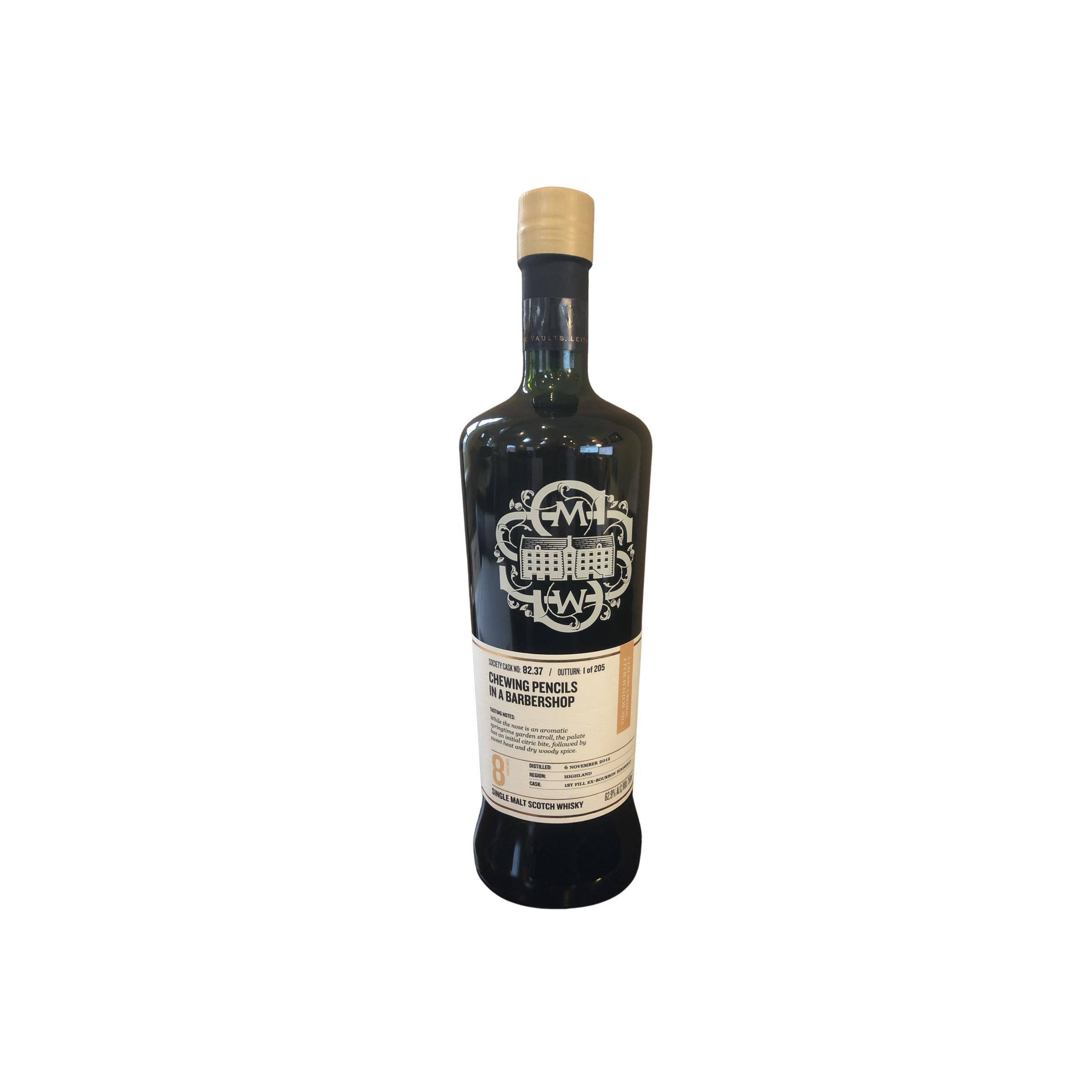 The Scotch Malt Whisky Society 2012 8 Years Single Malt Whisky