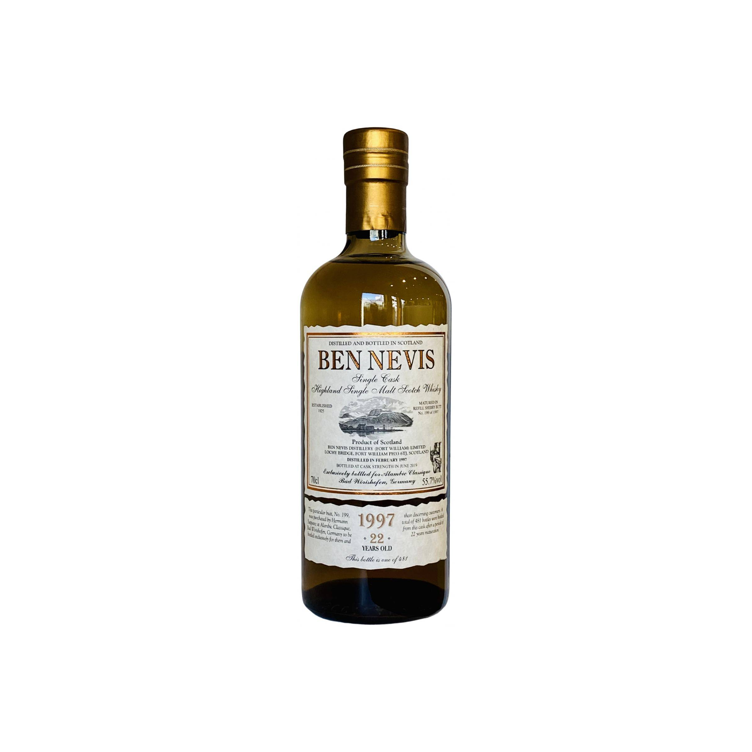 Ben Nevis Single Cask 1997 22 Years Single Malt Whisky