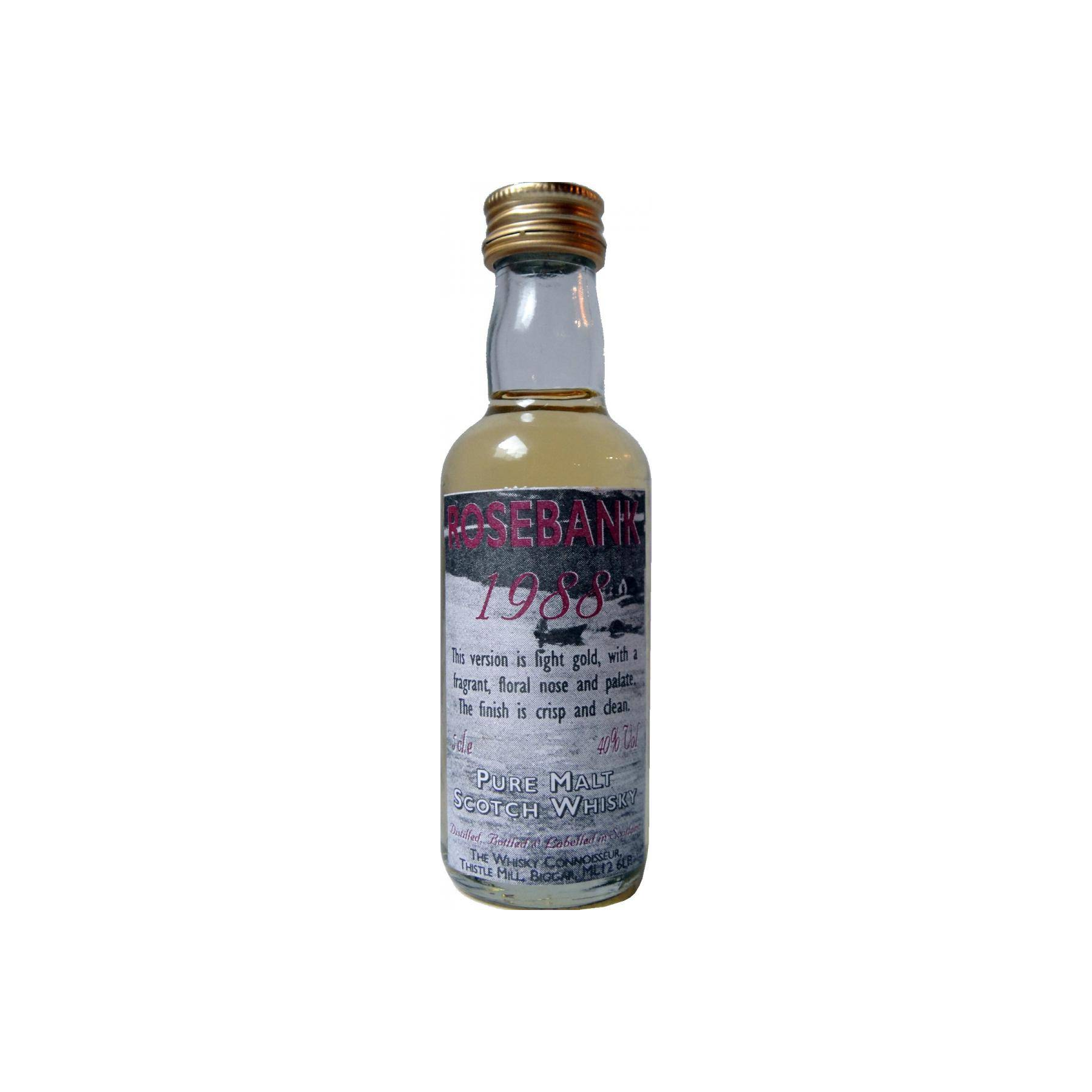Rosebank Miniature 1988 Single Malt Whisky 2