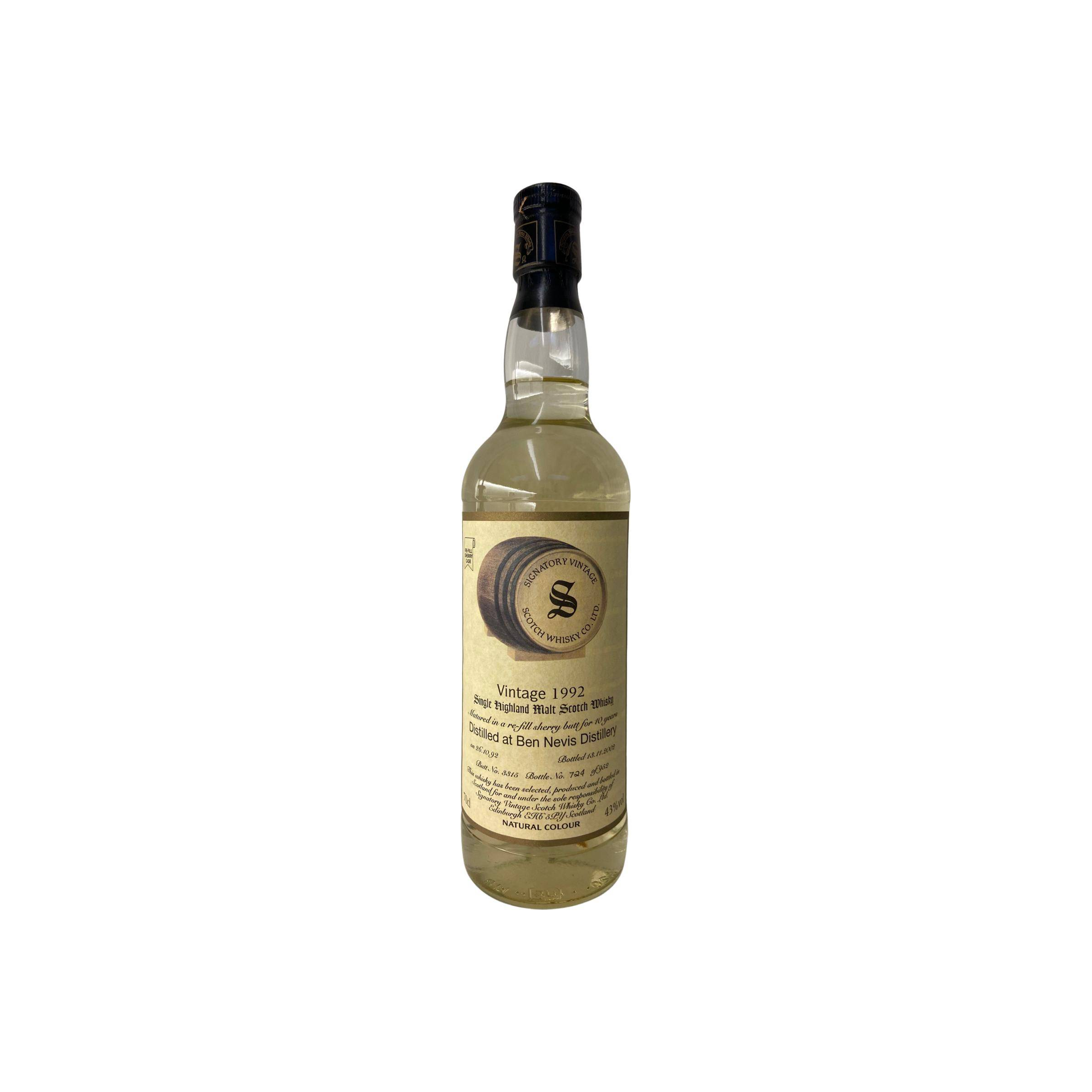 Ben Nevis Vintage Collection 1992 10 Years Single Malt Whisky