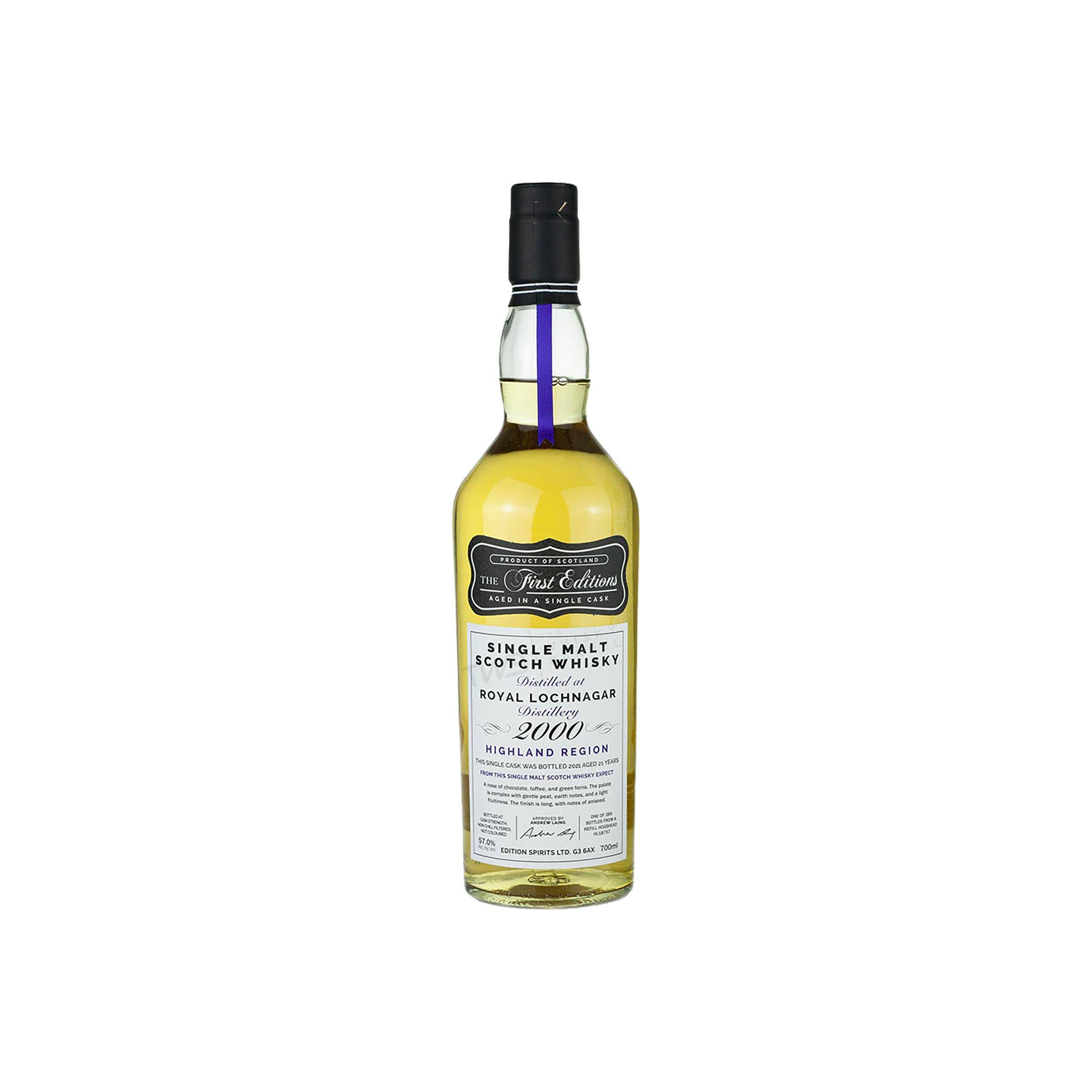 Royal Lochnagar The First Editions 2000 21 Years Single Malt Whisky