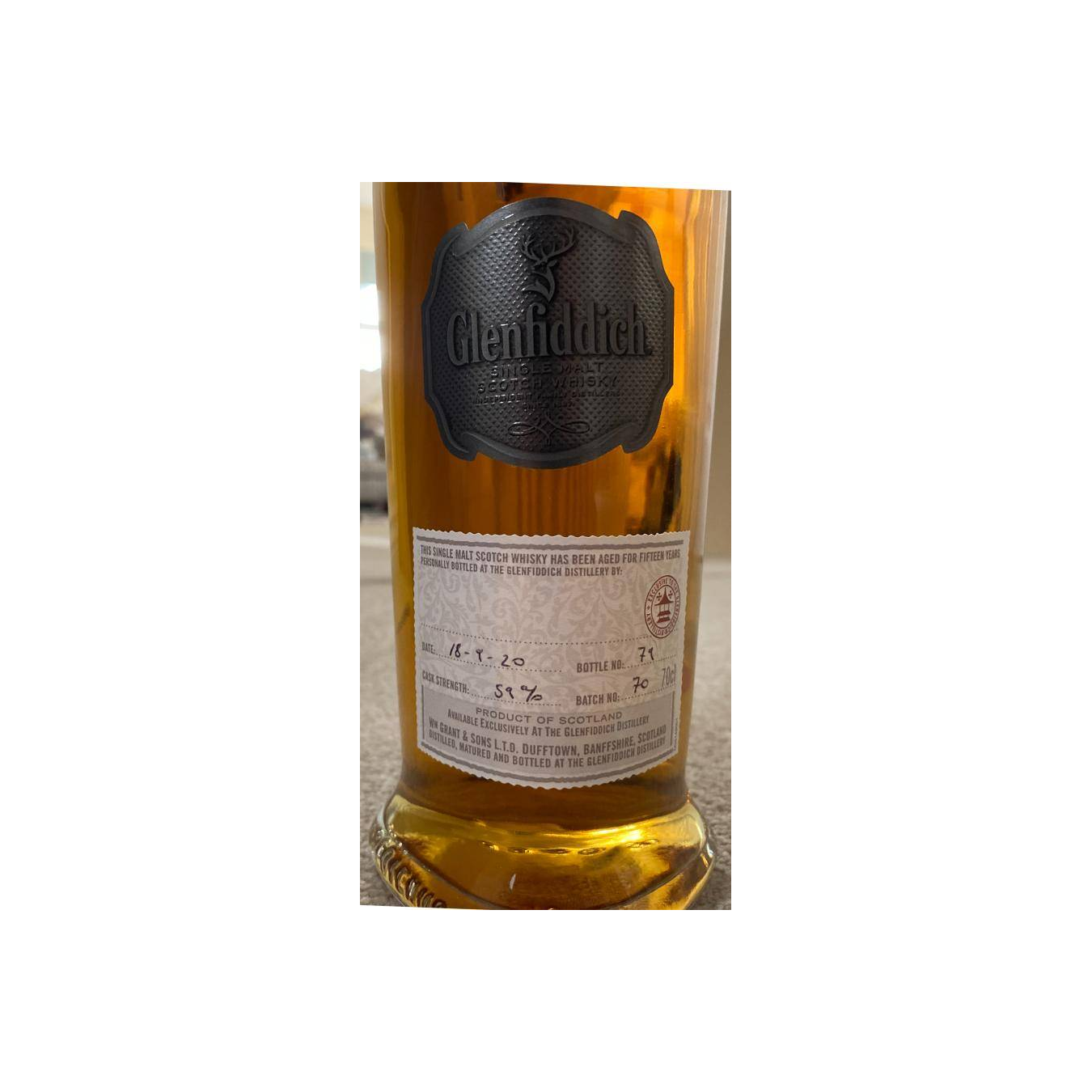 Glenfiddich 15 Years Single Malt Whisky
