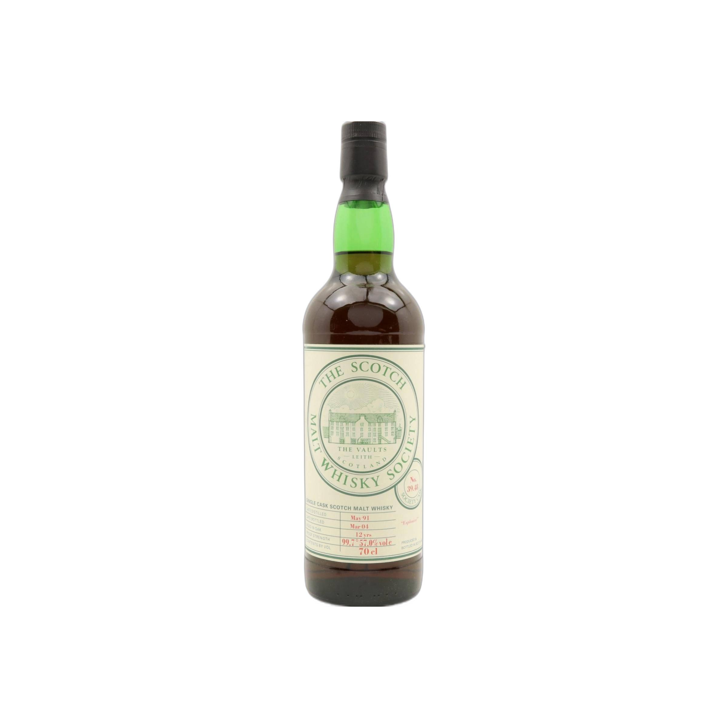 The Scotch Malt Whisky Society 1991 12 Years Single Malt Whisky