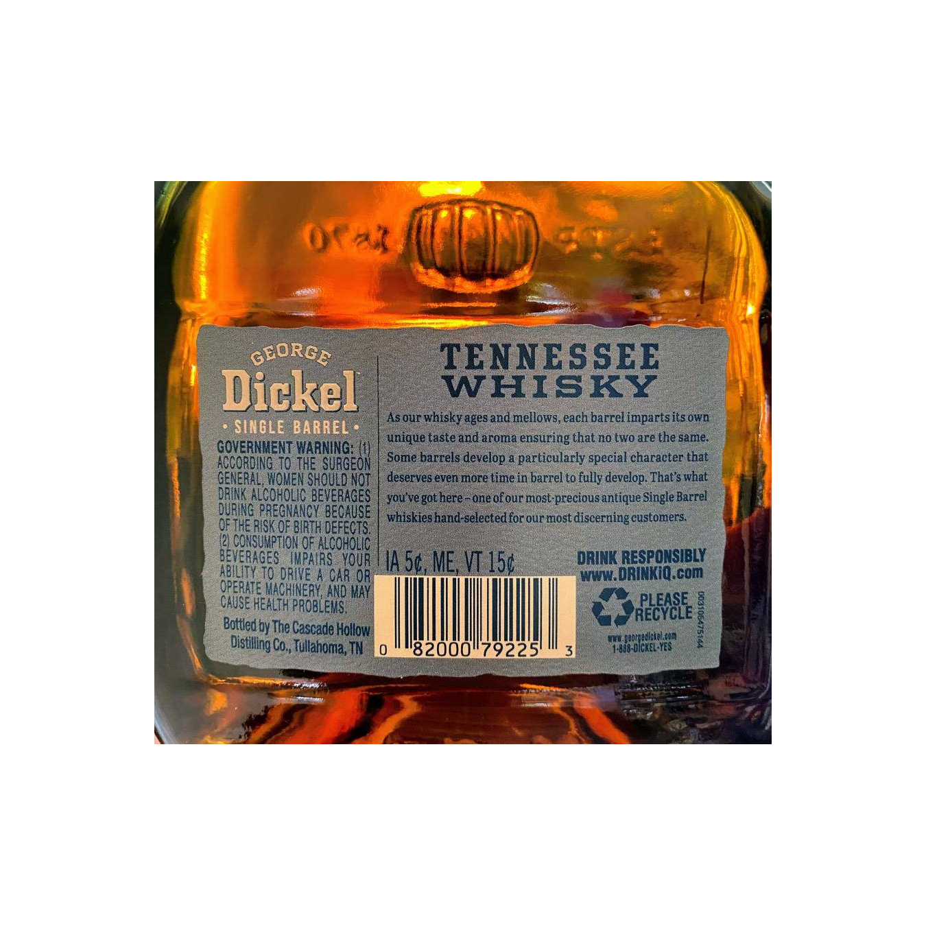 George Dickel 15 Years Bourbon Whisky 3