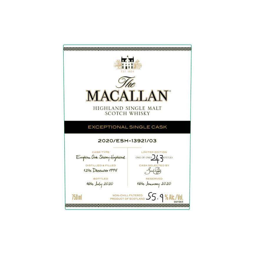 The Macallan 1995 24 Years Single Malt Whisky 2