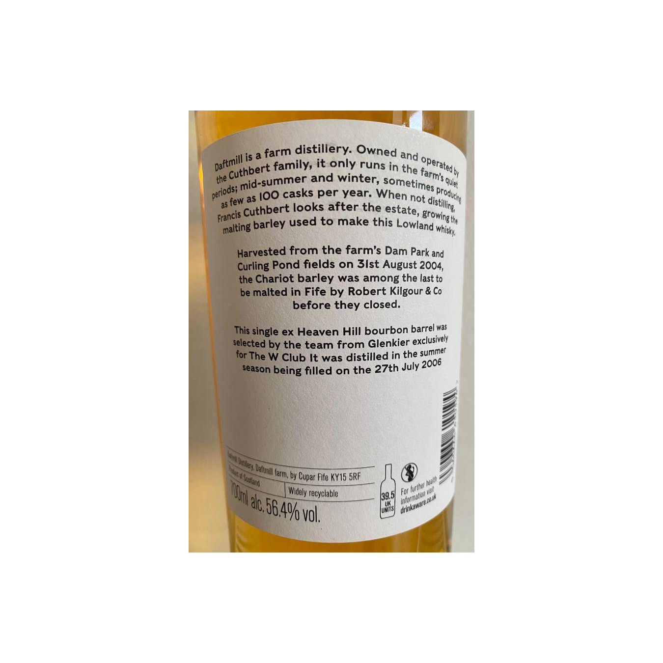 Daftmill Single Cask 2006 14 Years Single Malt Whisky 3