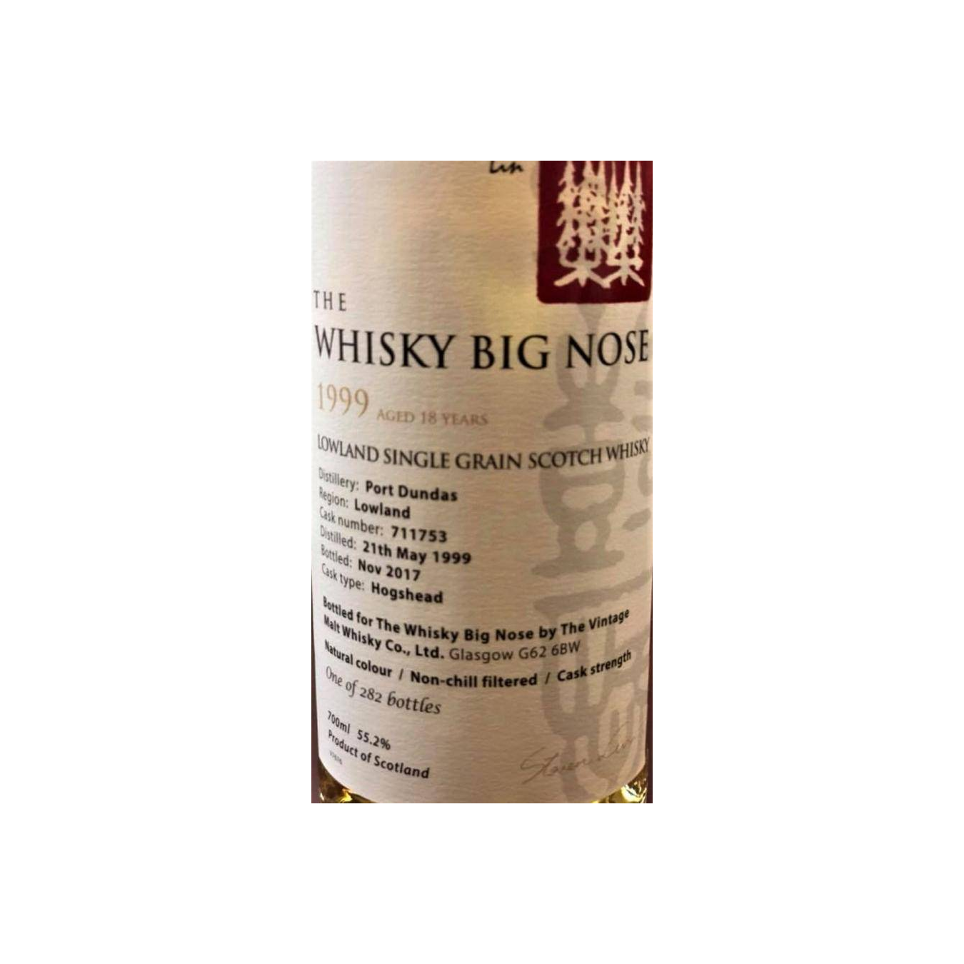 Port Dundas 1999 18 Years Single Grain Whisky