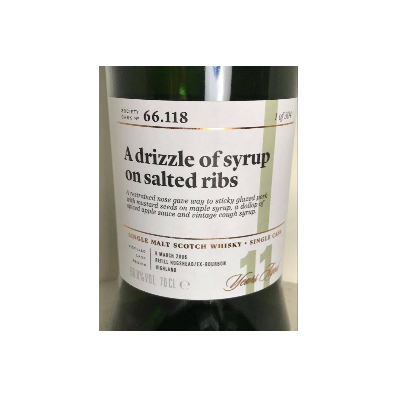 The Scotch Malt Whisky Society 2006 11 Years Single Malt Whisky 2