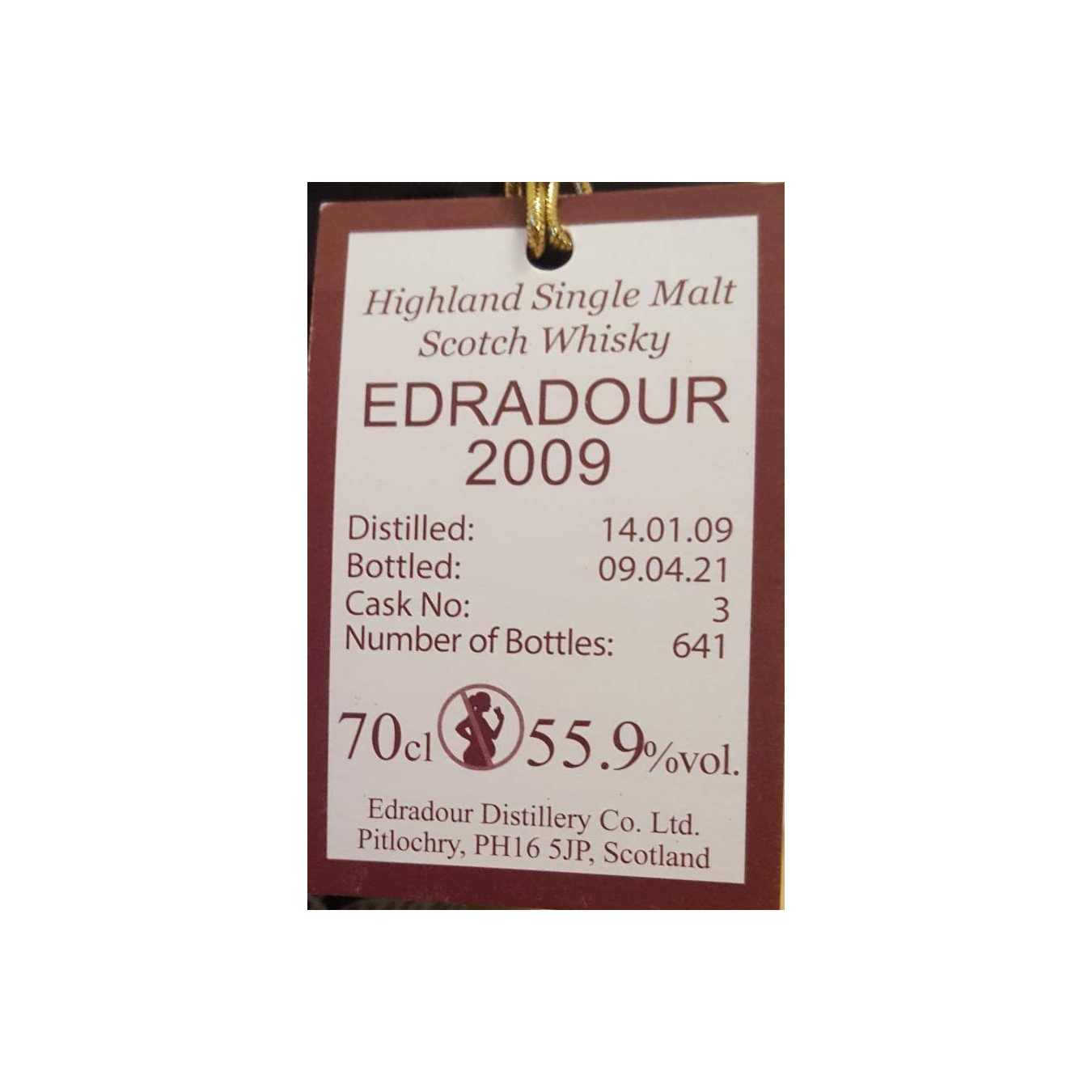 Edradour 2009 12 Years Single Malt Whisky 2