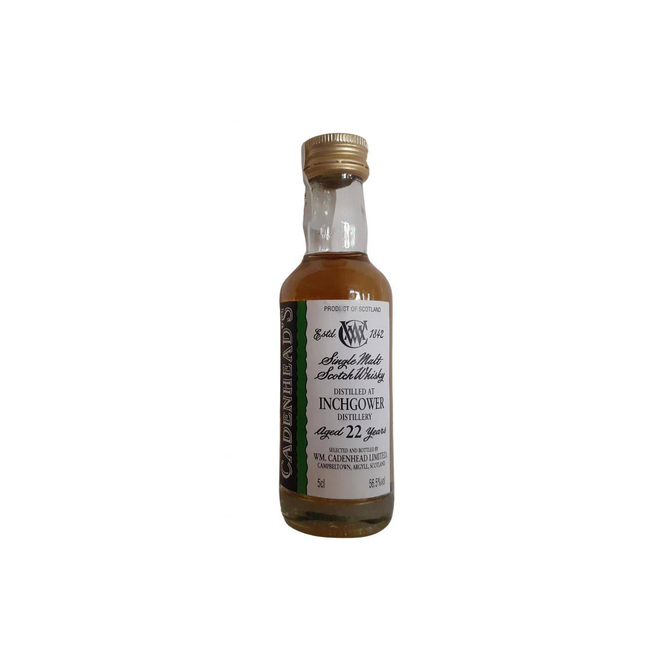 Inchgower Miniature 1989 22 Years Single Malt Whisky 2