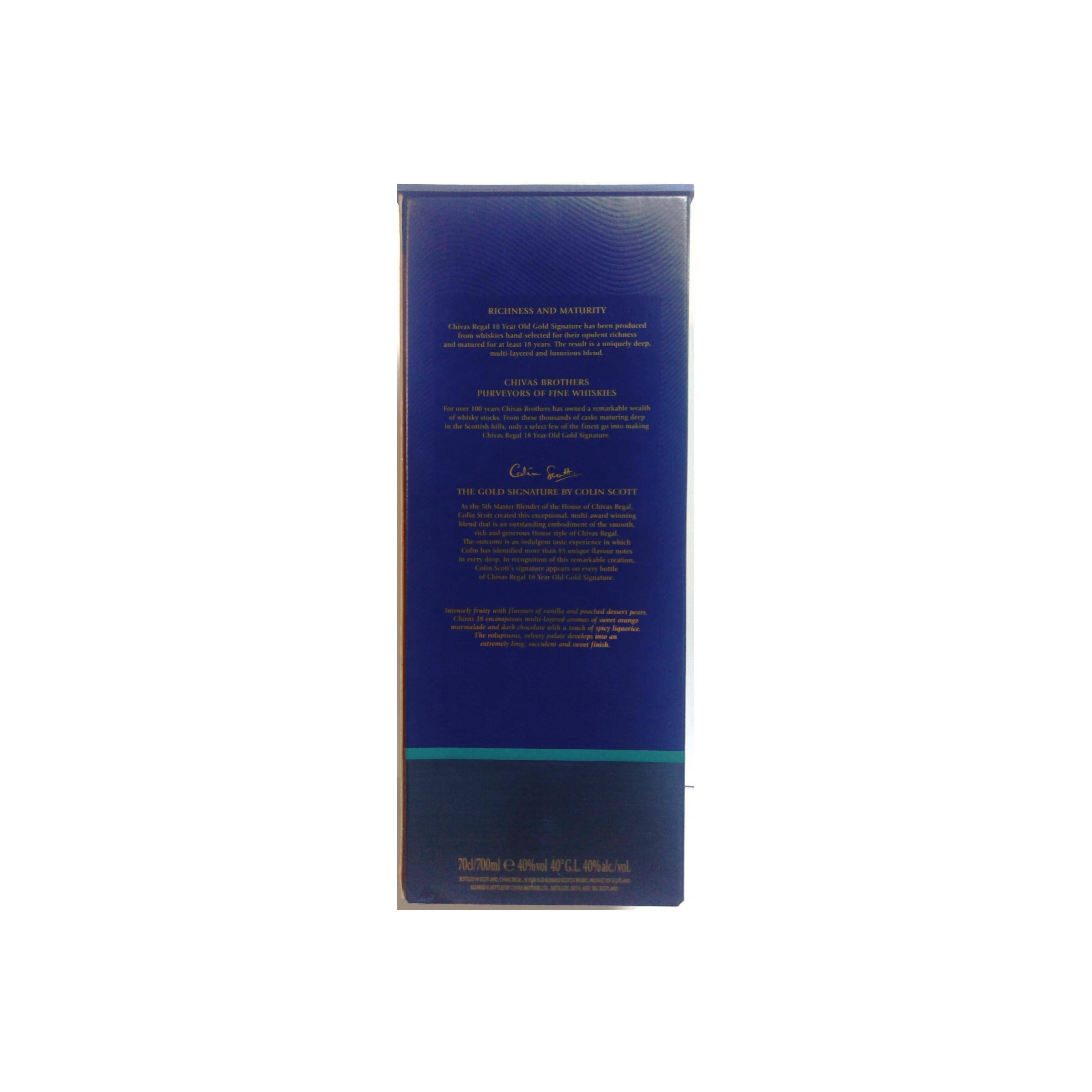 Chivas Regal 18 Years Blended Whisky 3