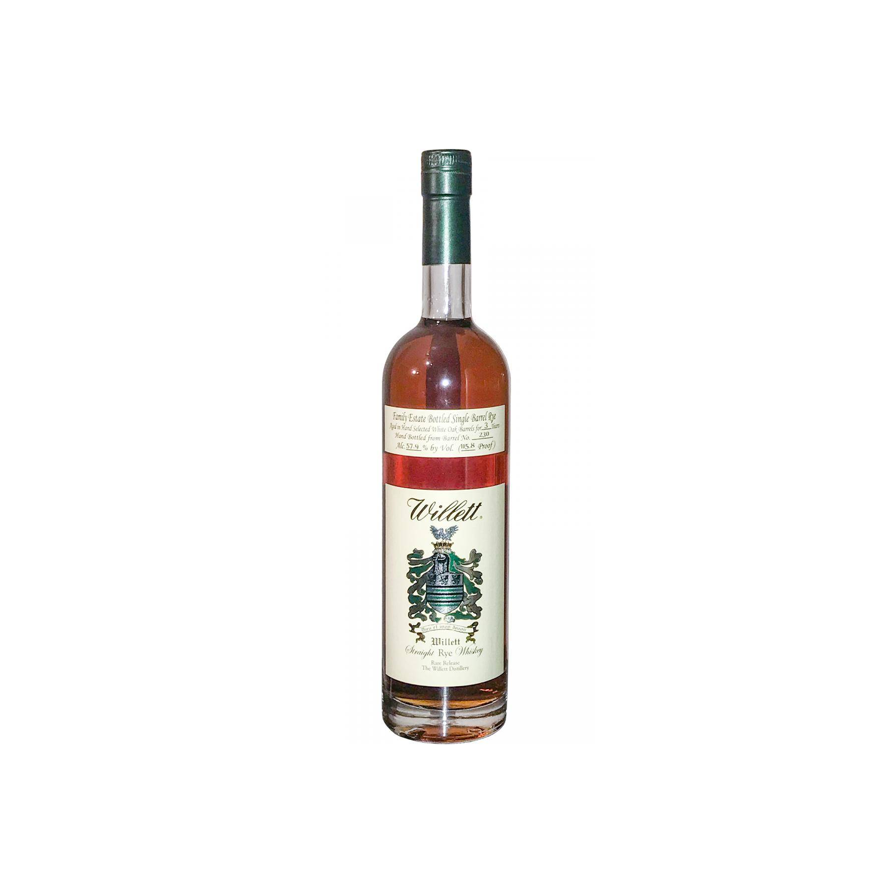 Willett 3 Years Rye Whisky