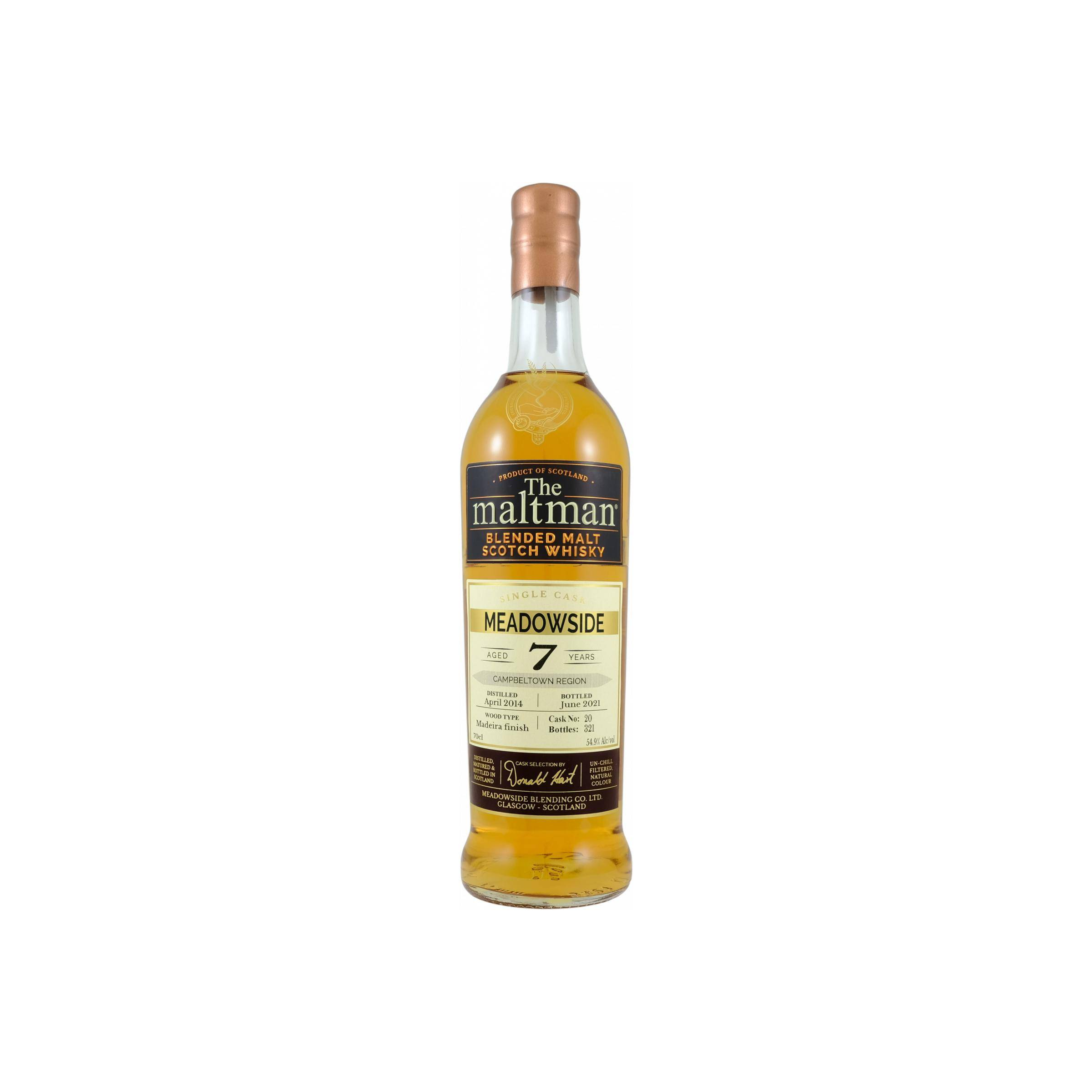 Meadowside Blending 2014 7 Years Blended Malt Whisky