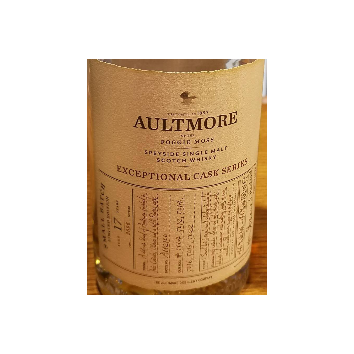 Aultmore 17 Years Single Malt Whisky