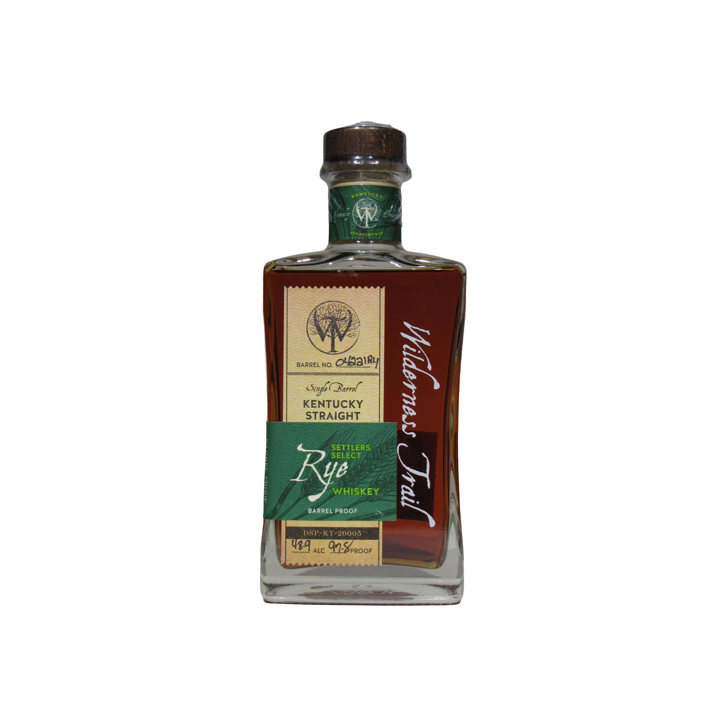 Wilderness Trail Settlers Select Rye Whiskey