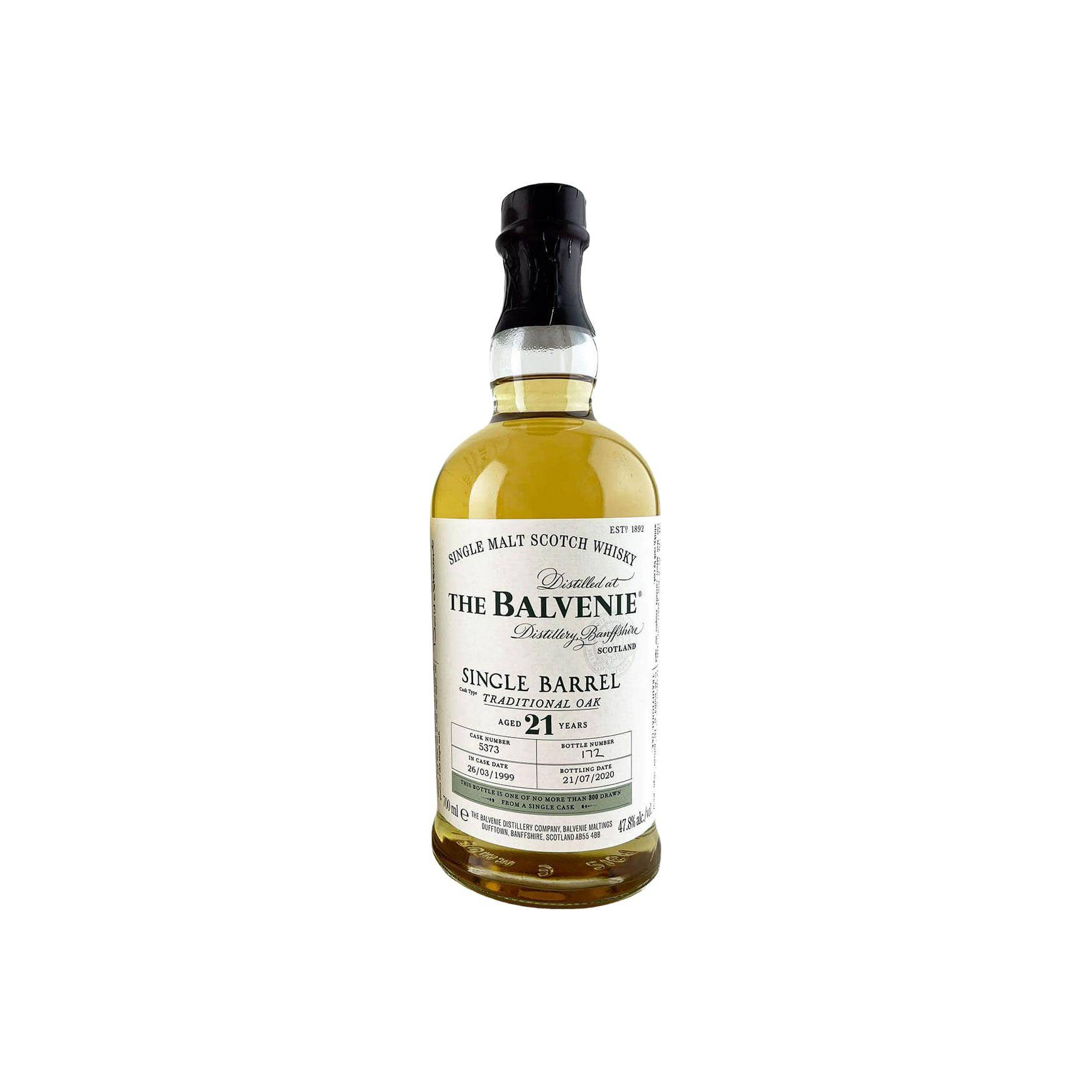 The Balvenie Single Cask 1999 21 Years Single Malt Whisky