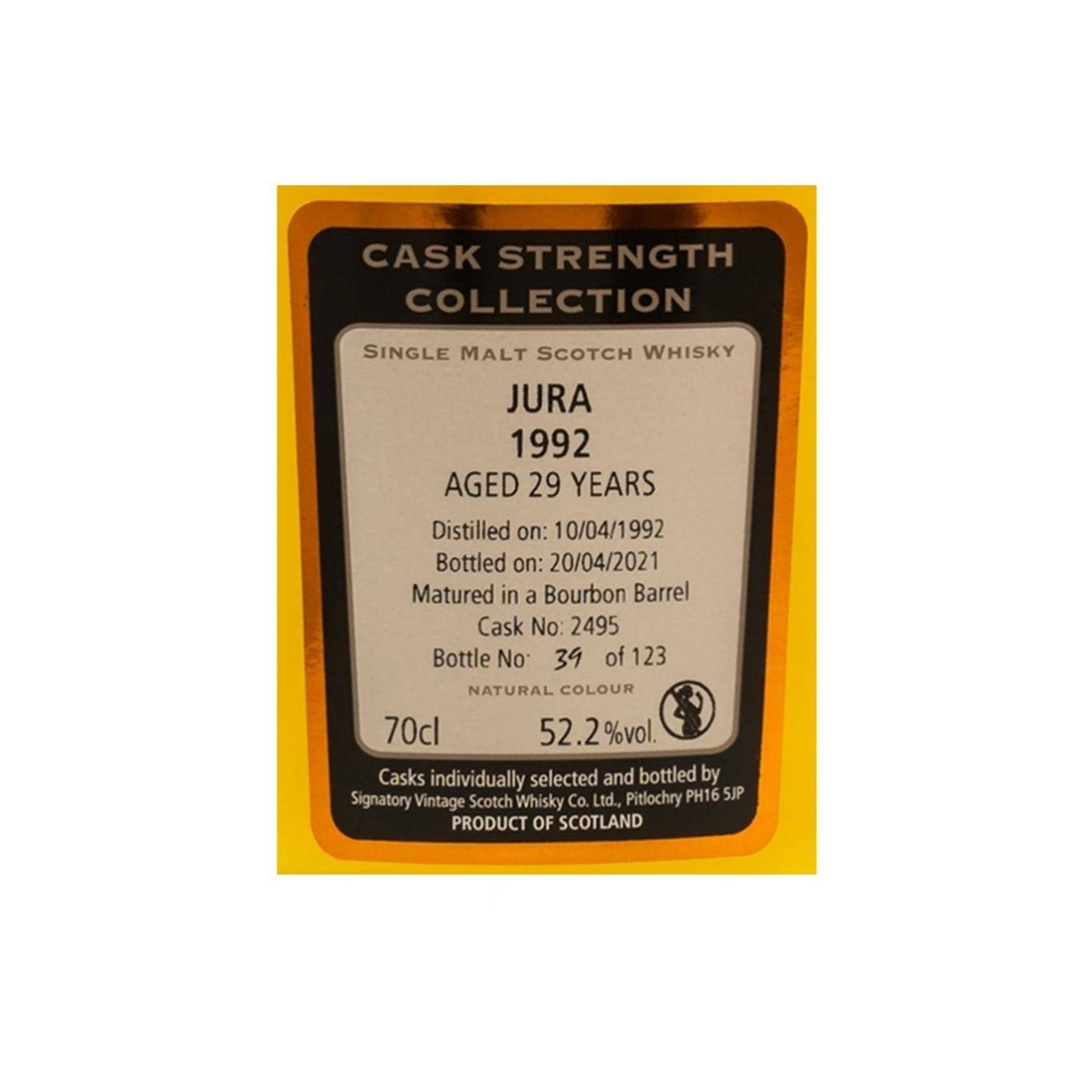 Jura Cask Strength Collection 1992 29 Years Single Malt Whisky 3
