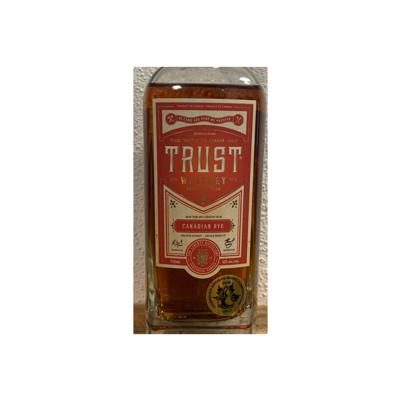 Trust Canadian Rye