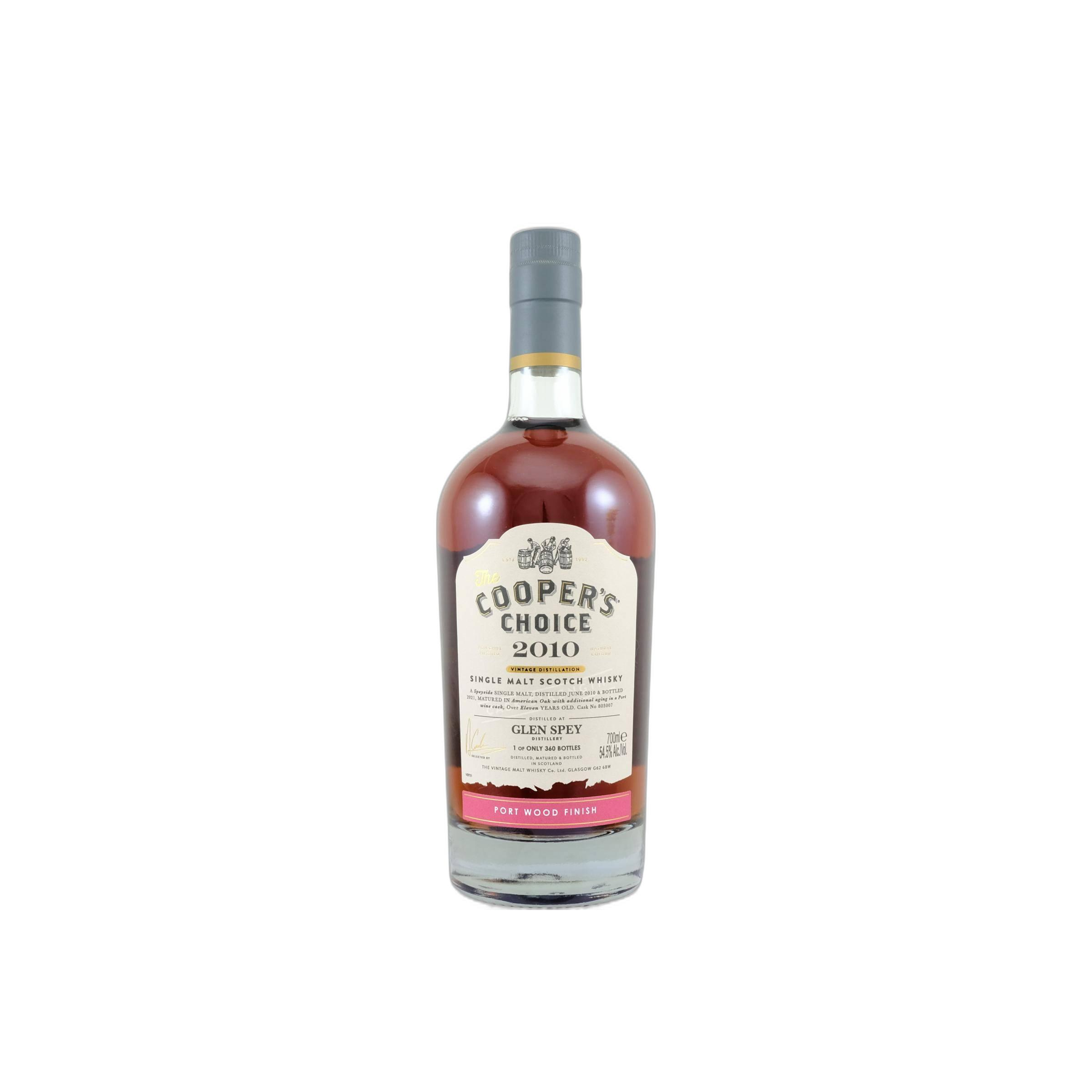 Glen Spey The Cooper's Choice 2010 11 Years Single Malt Whisky