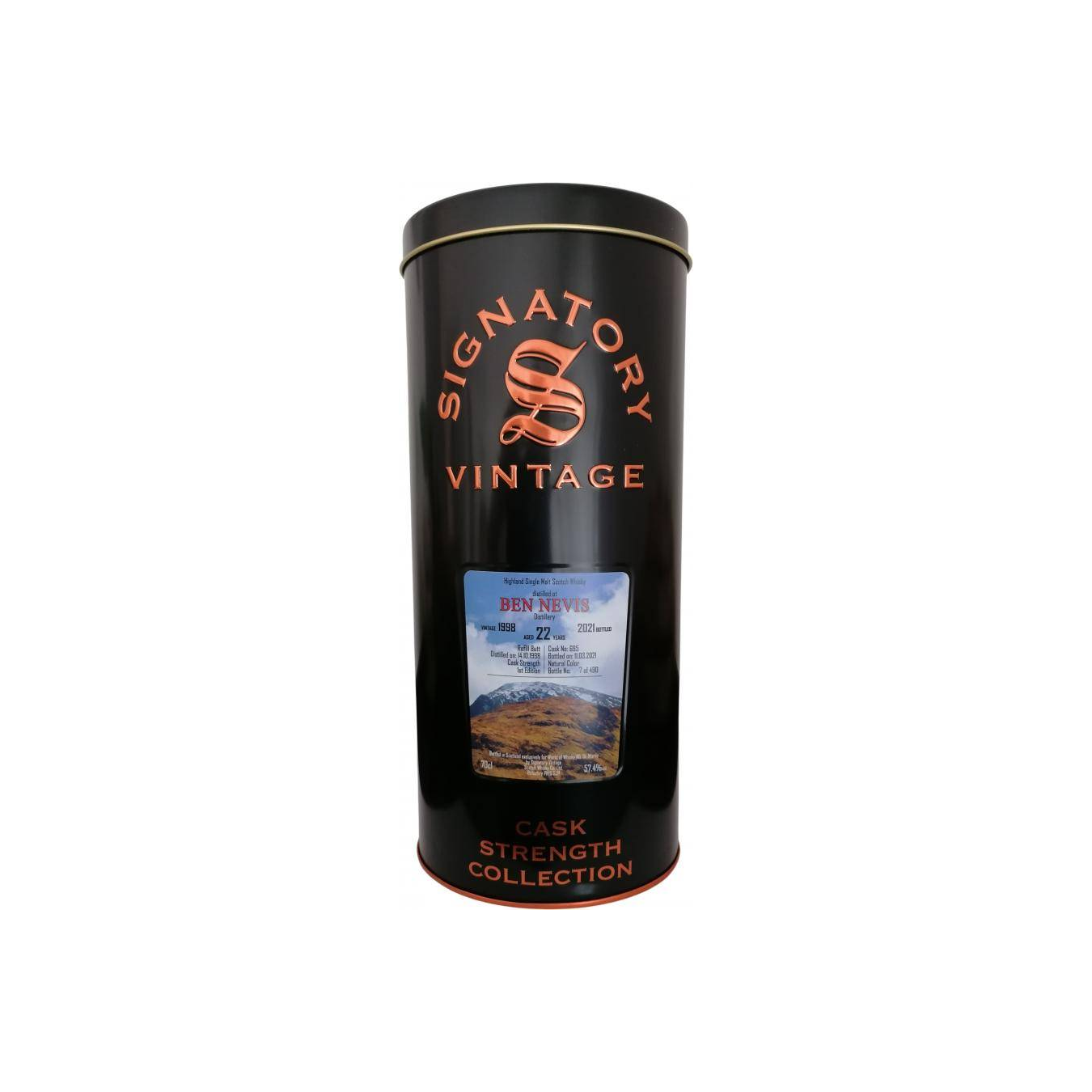 Ben Nevis Cask Strength Collection 1998 22 Years Single Malt Whisky 2