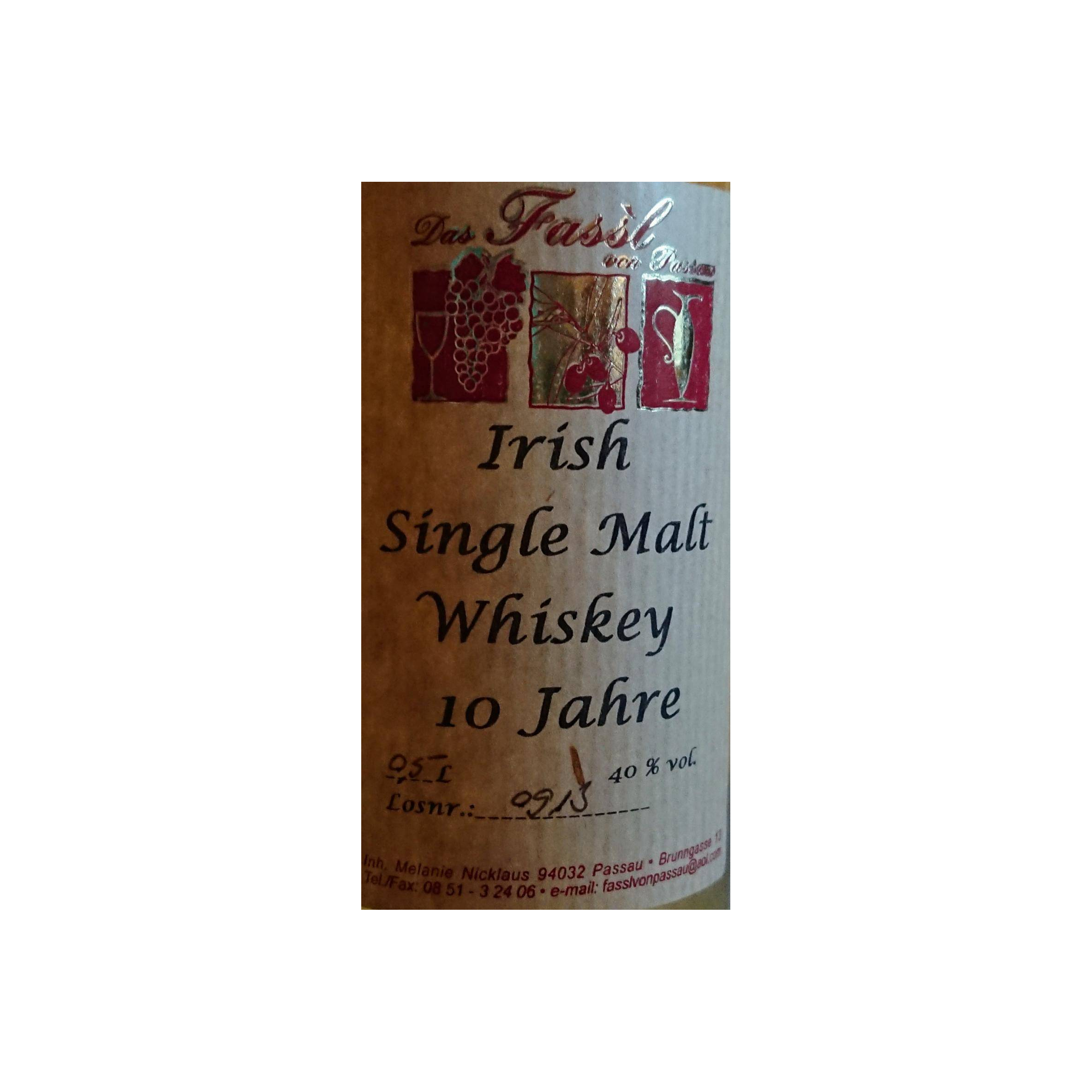 Irish Single Malt Whiskey 10-year-old 2