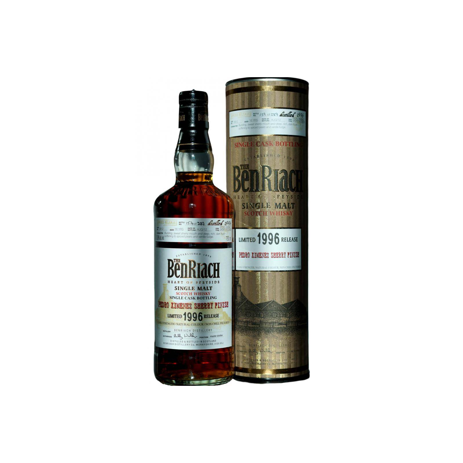 BenRiach Individual Cask Bottling 1996 16 Years Single Malt Whisky 2
