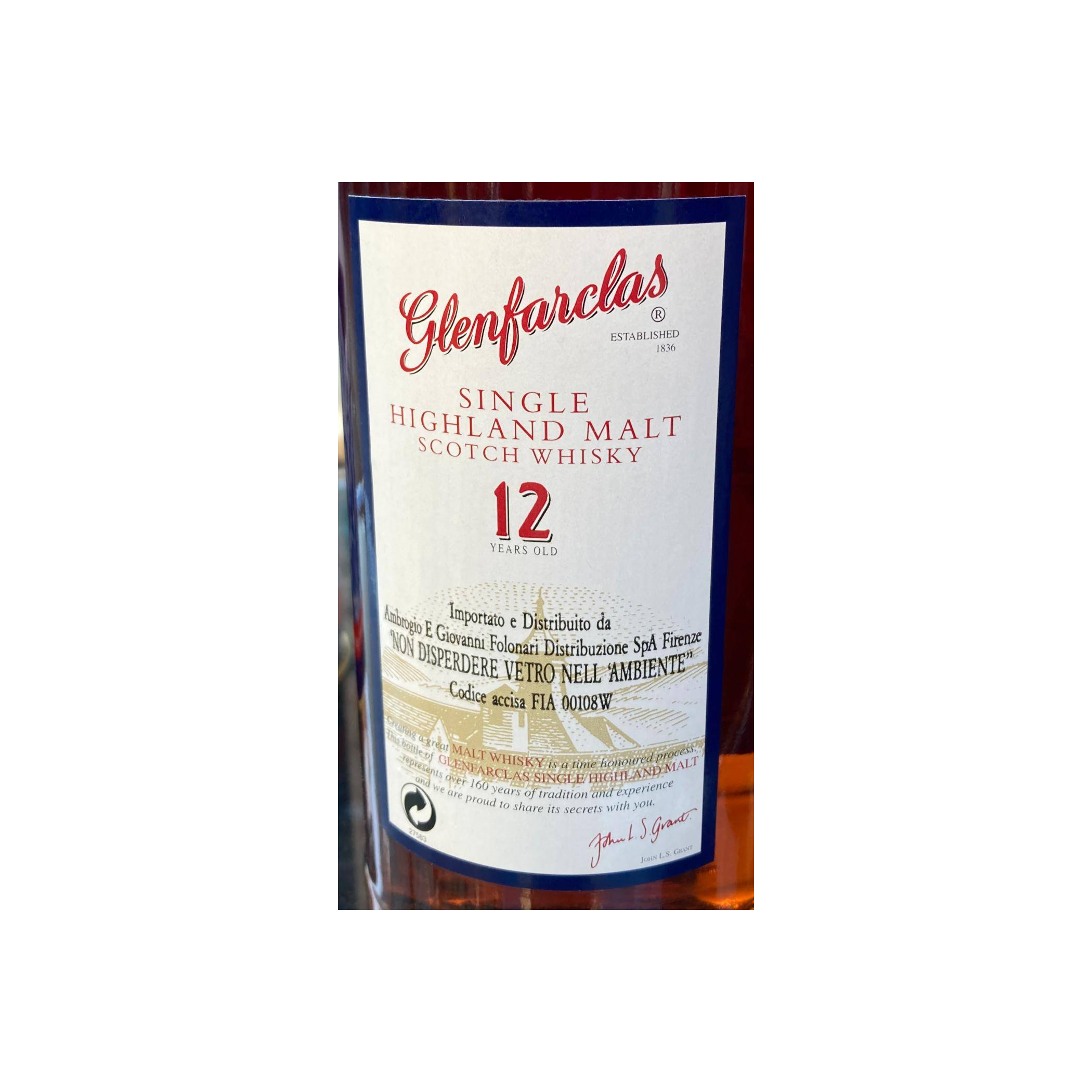 Glenfarclas 12 Years Single Malt Whisky 3