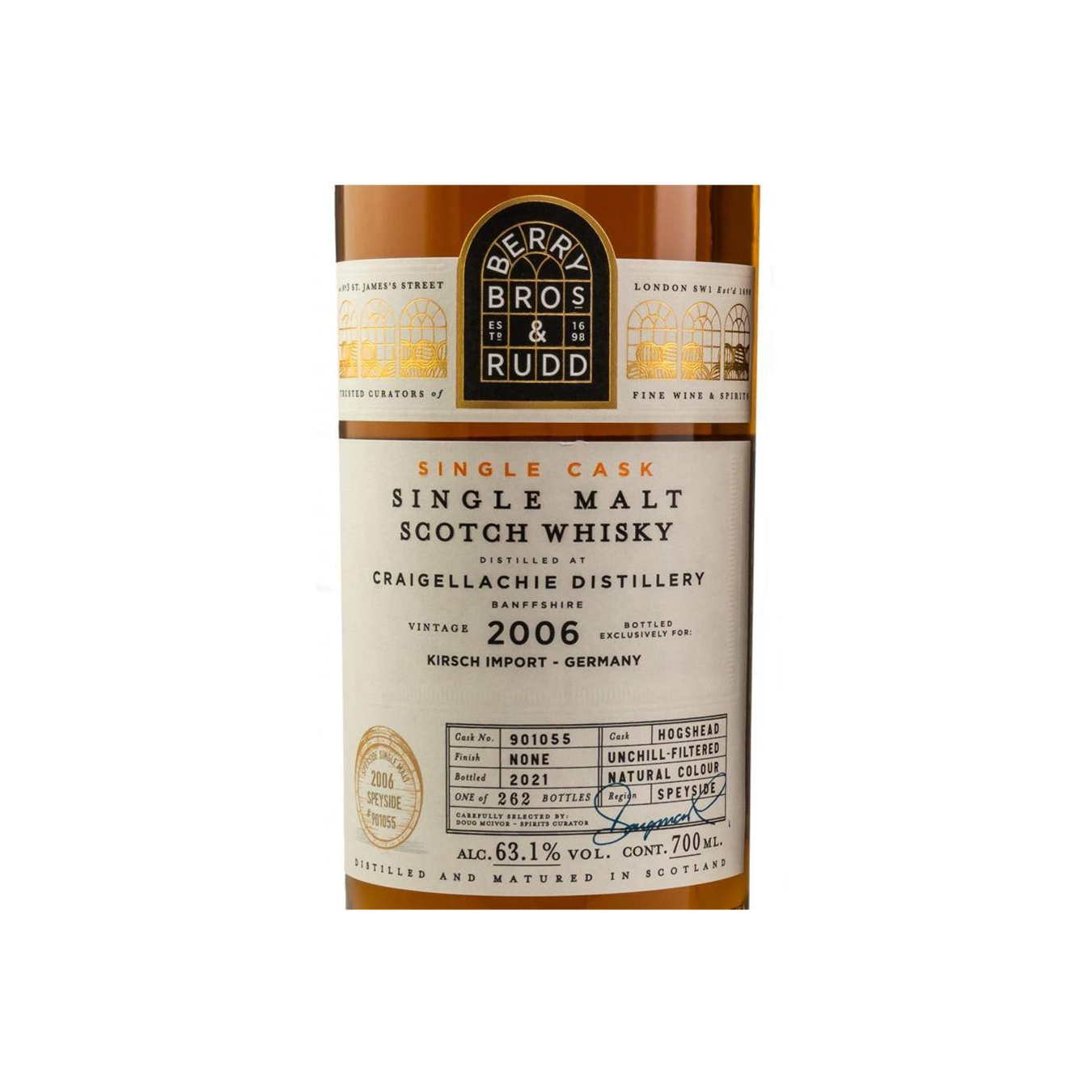 Craigellachie Single Cask 2006 15 Years Single Malt Whisky 3