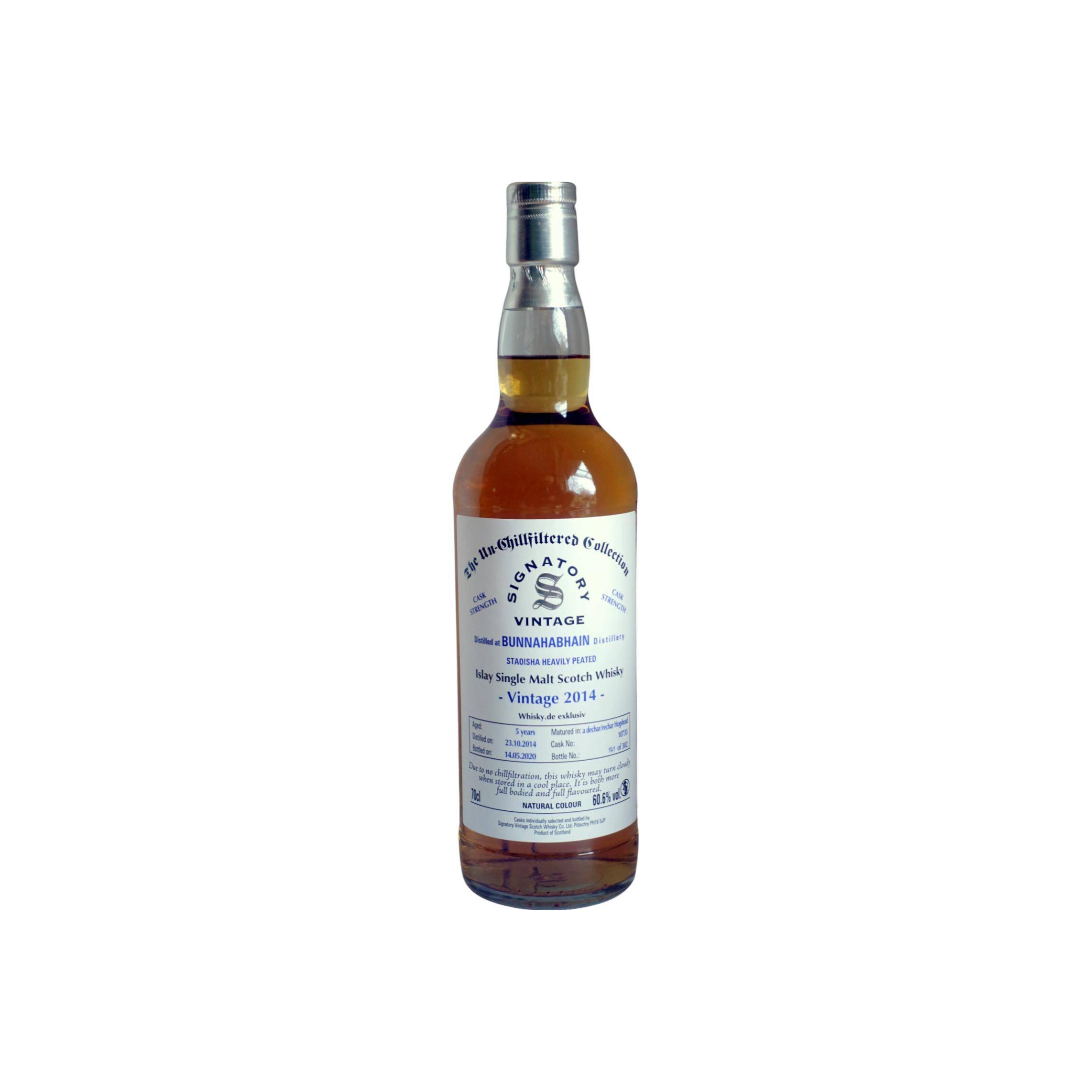 Bunnahabhain The Un-Chillfiltered Collection 2014 5 Years Single Malt Whisky