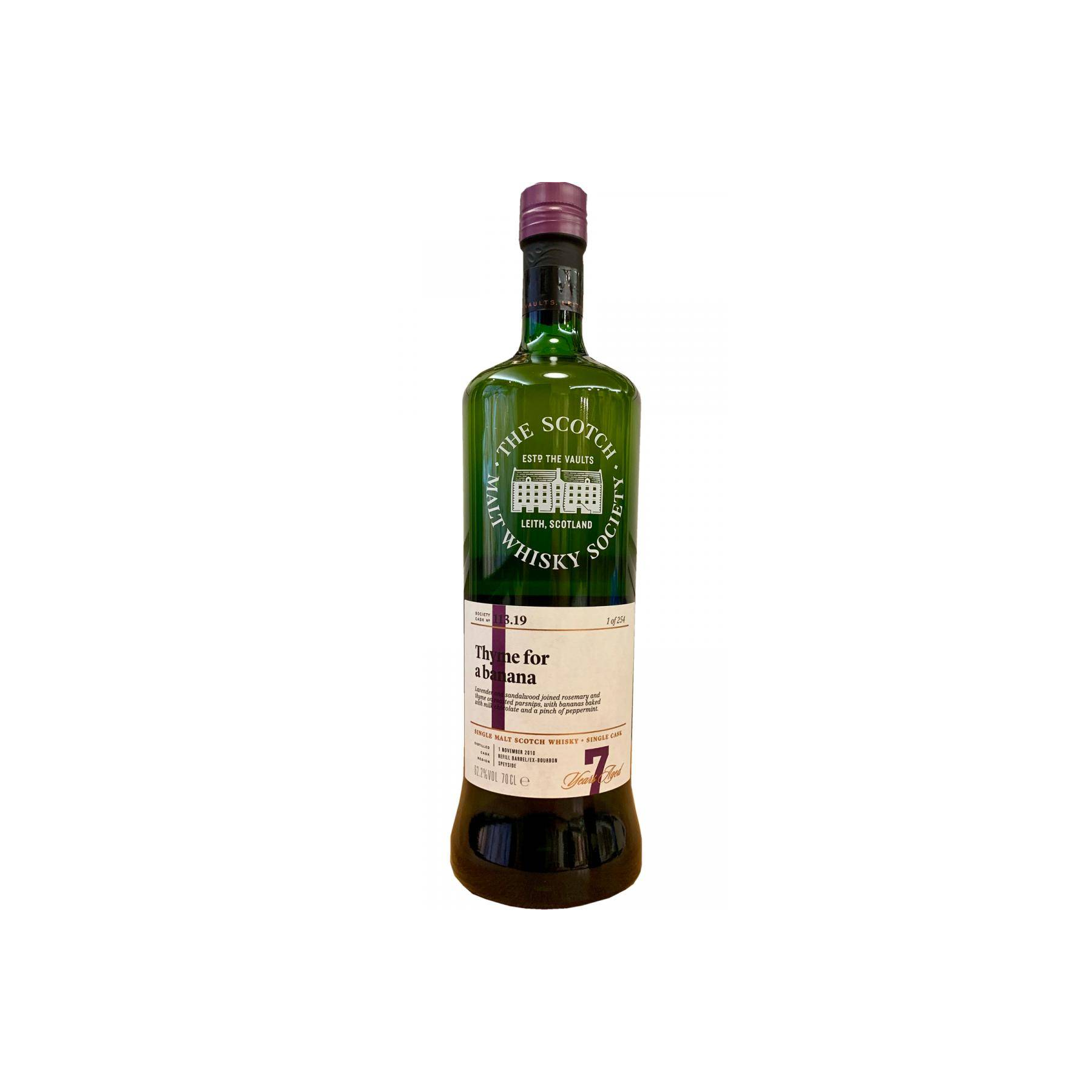 The Scotch Malt Whisky Society 2010 7 Years Single Malt Whisky