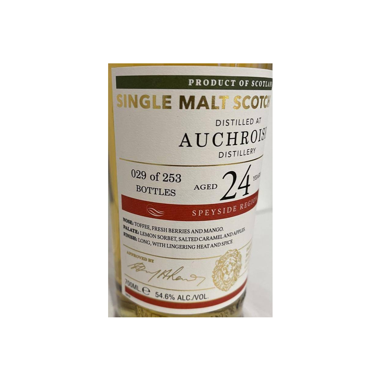 Auchroisk Old Malt Cask 1996 24 Years Single Malt Whisky 2